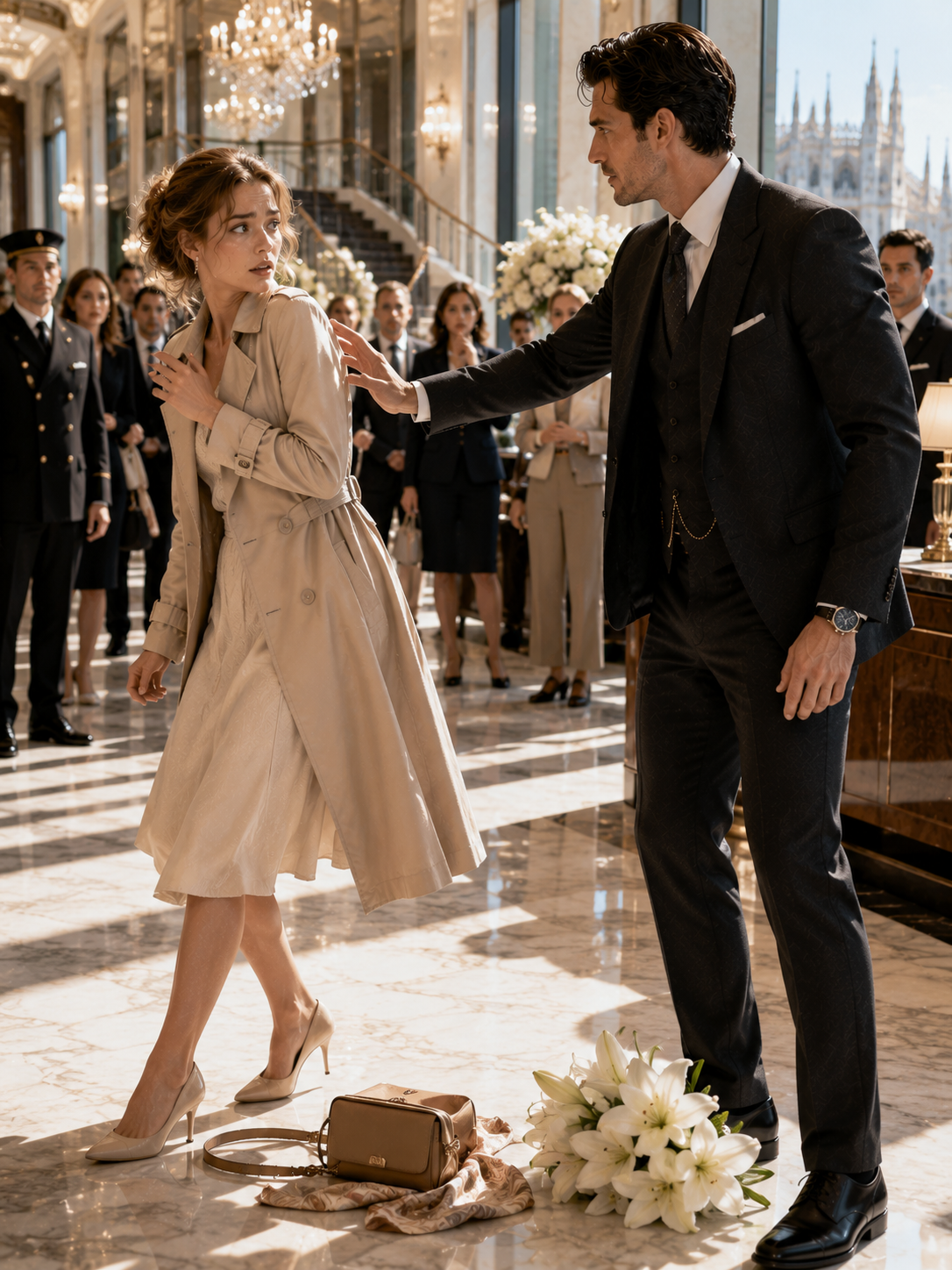 The Mafia Boss Reached for Her Shoulder to Help—She Flinched Before He Could Touch Her, and Everything Changed