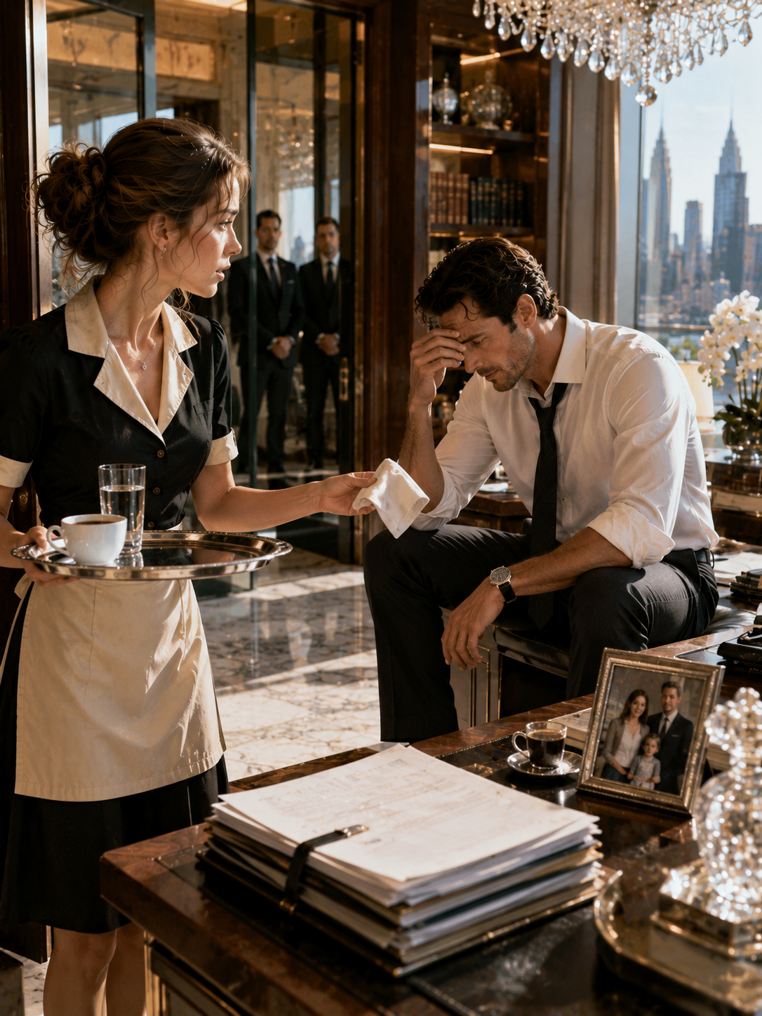 The Innocent Waitress Walked In on the Mafia Boss During His Most Vulnerable Moment—What She Did Next Changed Both Their Lives Forever