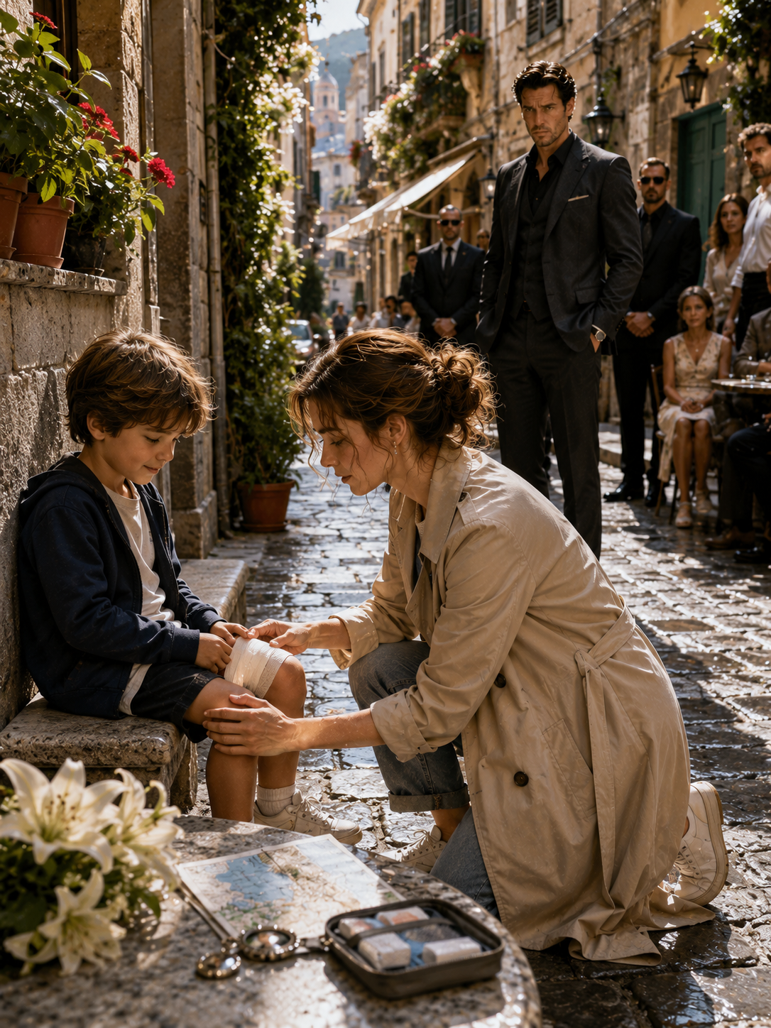 She Saved a Bleeding Boy in a Naples Alley—Then Discovered His Uncle Was the Feared Mafia Boss Her Family Had Fled for Decades
