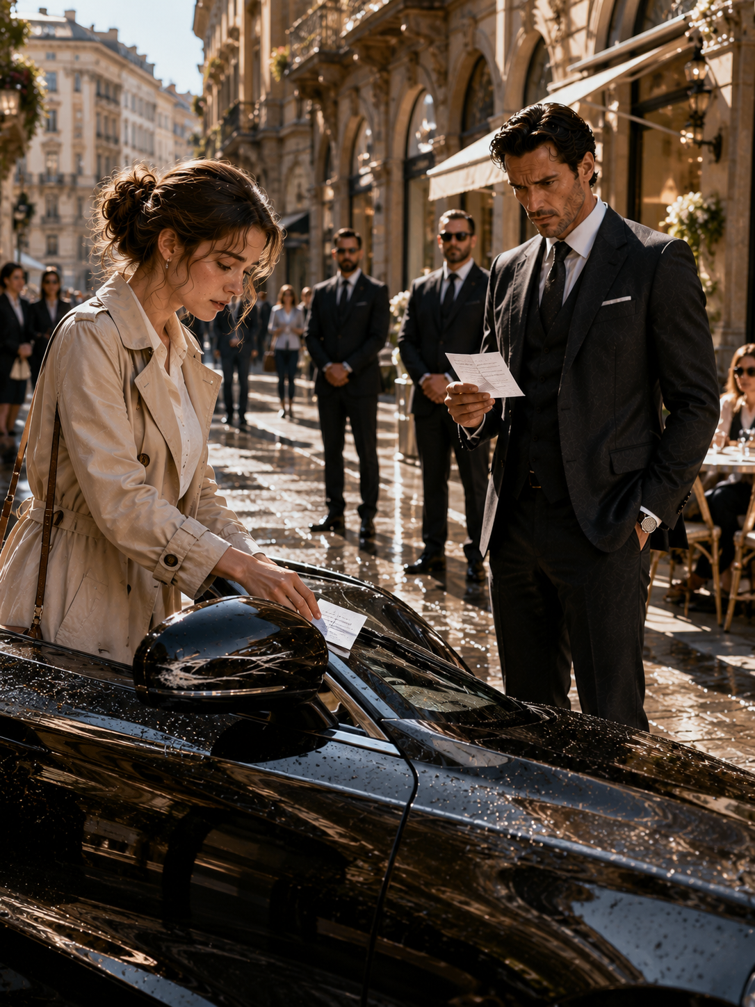 She Scratched a Car and Left an Apology Note—Then Learned the Owner Was the Mafia Boss Everyone Feared