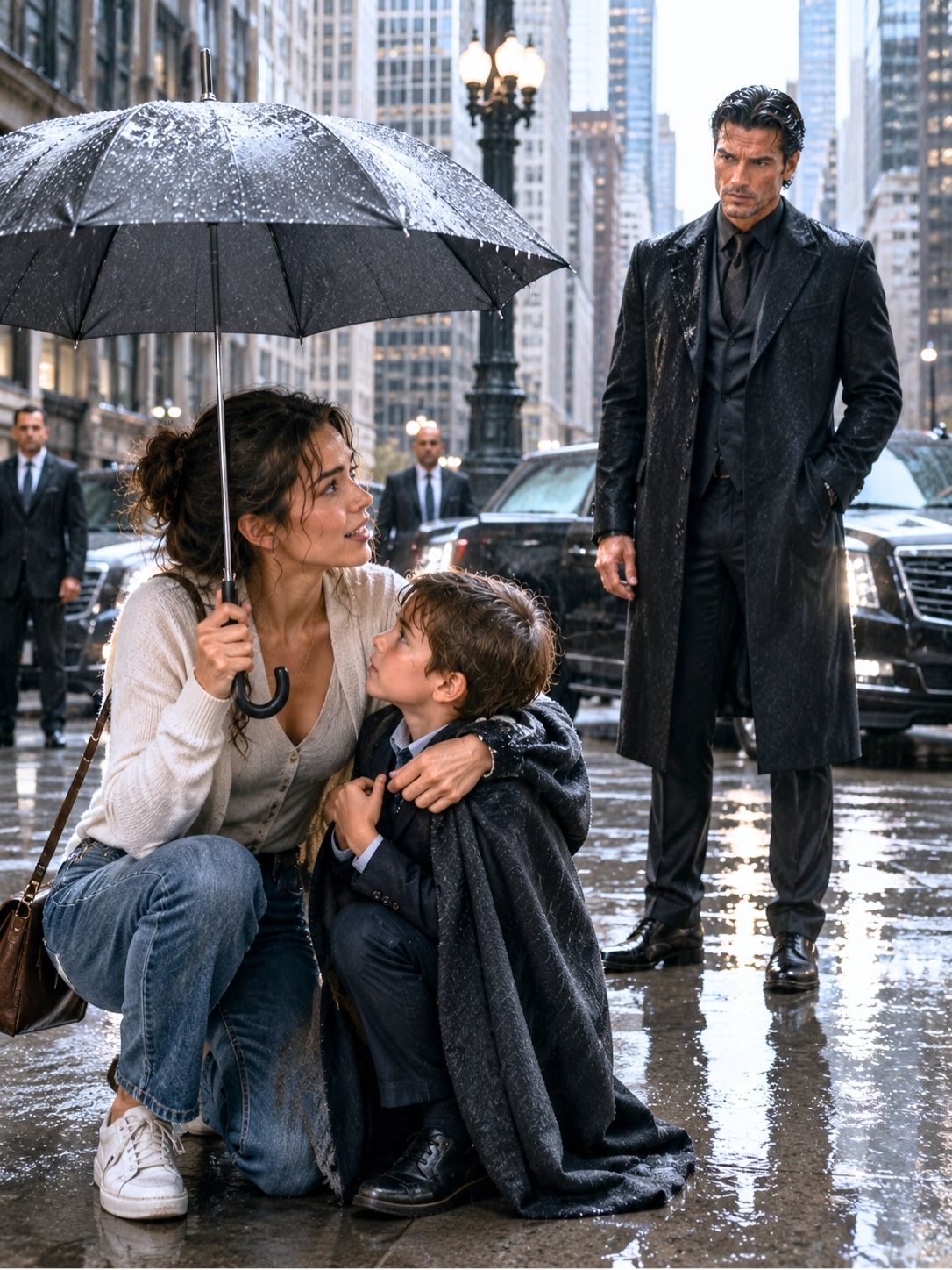 She Saved a Little Boy From the Rain—And Had No Idea His Father Owned the City