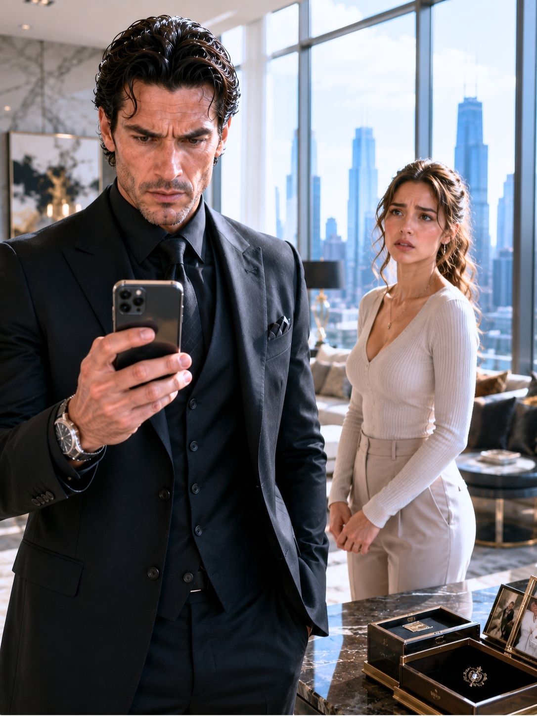 The Mafia Boss Looked at Her Phone and Discovered the Woman He Loved Had Been Sent to Destroy Him