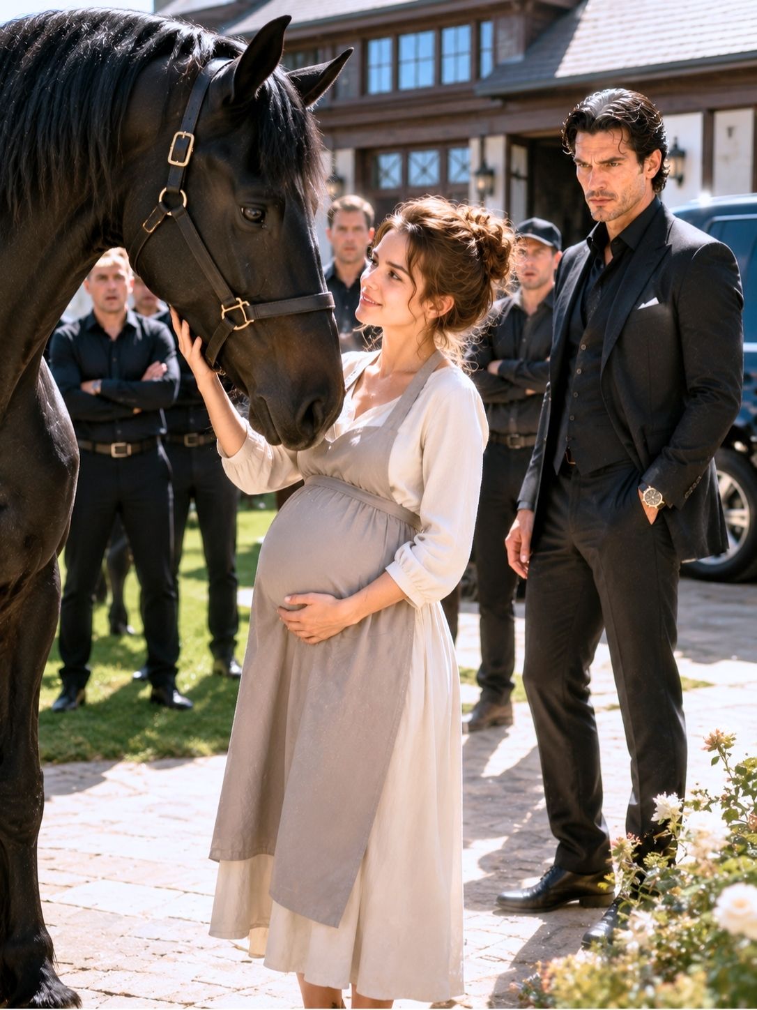 Fifteen Guards Couldn’t Control the Mafia Boss’s Stallion—Until a Pregnant Maid Tamed Him and Stole the Don’s Heart