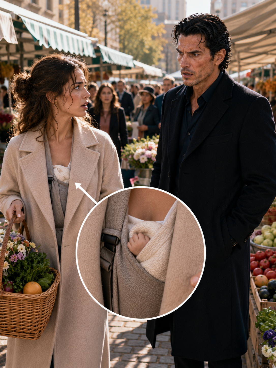 Six Months After the Divorce, She Ran Into the Mafia Boss at a Farmers Market—And Her Coat Couldn’t Hide the Baby He Never Knew Existed