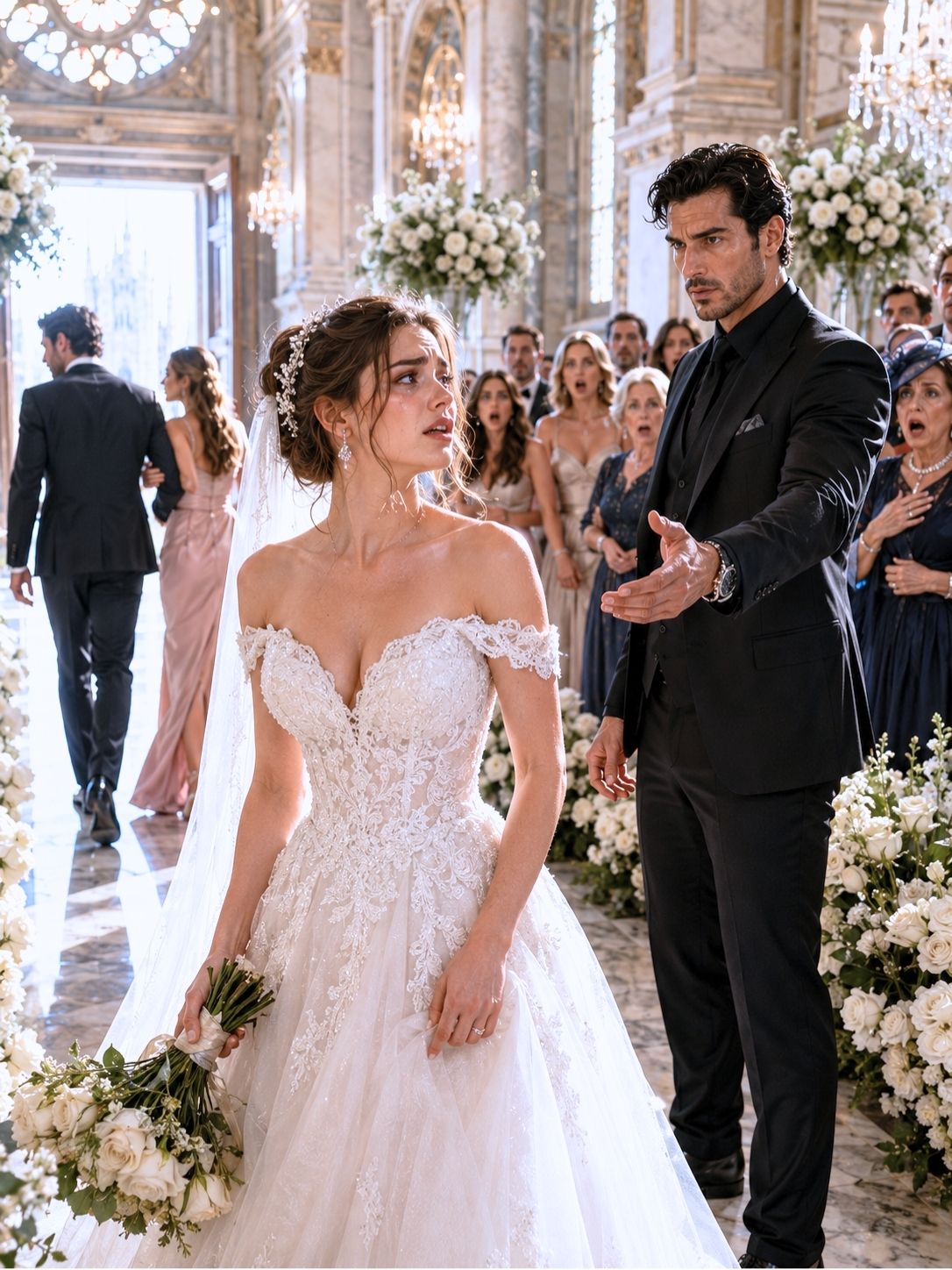 My Ex Cheated on Me on Our Wedding Day—Then the Mafia Boss Stepped Forward and Said, “I’ll Be the Groom.”