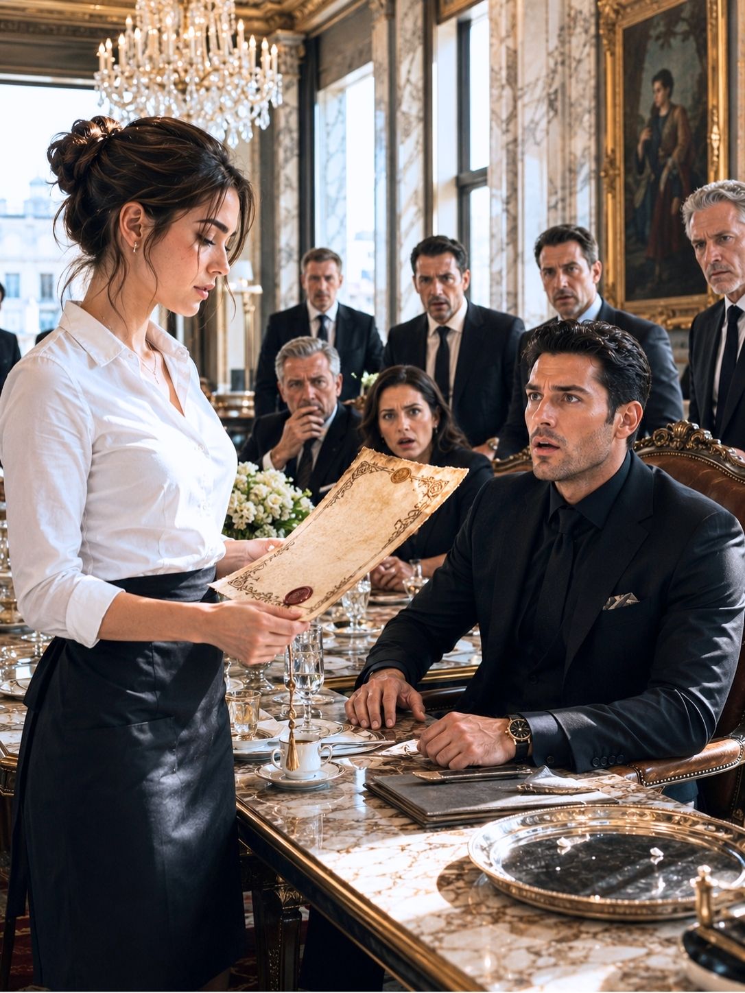 “Translate This for $10 Million,” the Mafia Boss Mocked—Then a Shy Waitress Read One Line and Exposed a Secret That Terrified Everyone