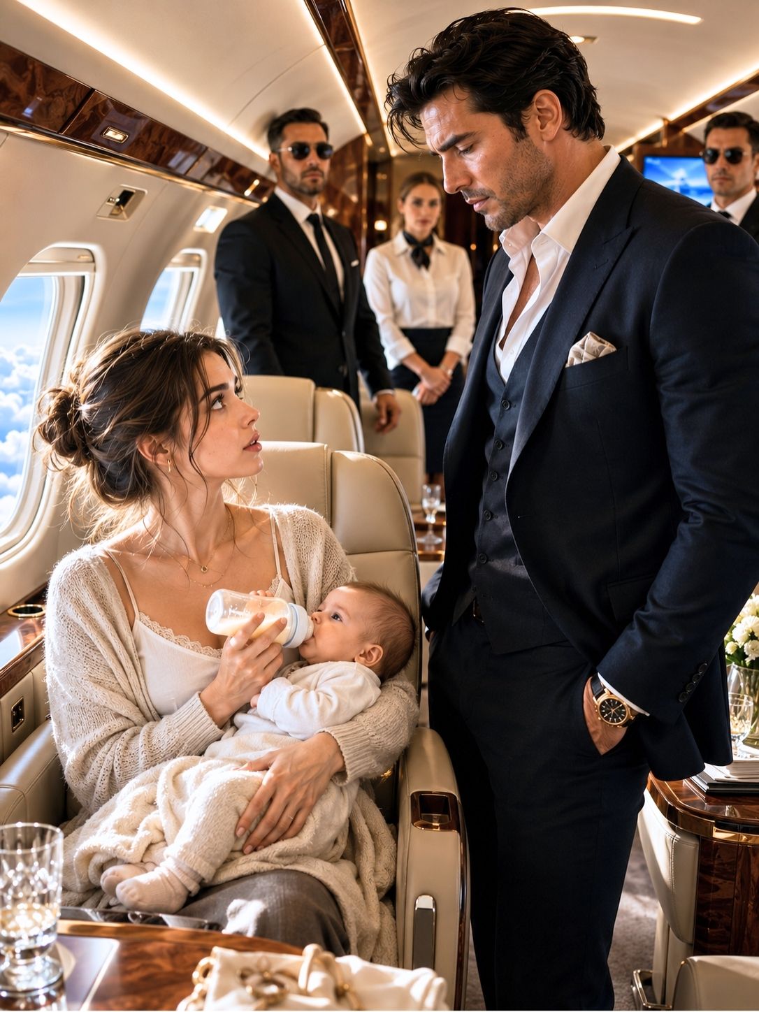 I Fed a Mafia Boss’s Starving Baby on a Private Jet—Then He Looked Me in the Eye and Said, “You Can Never Go Home.”