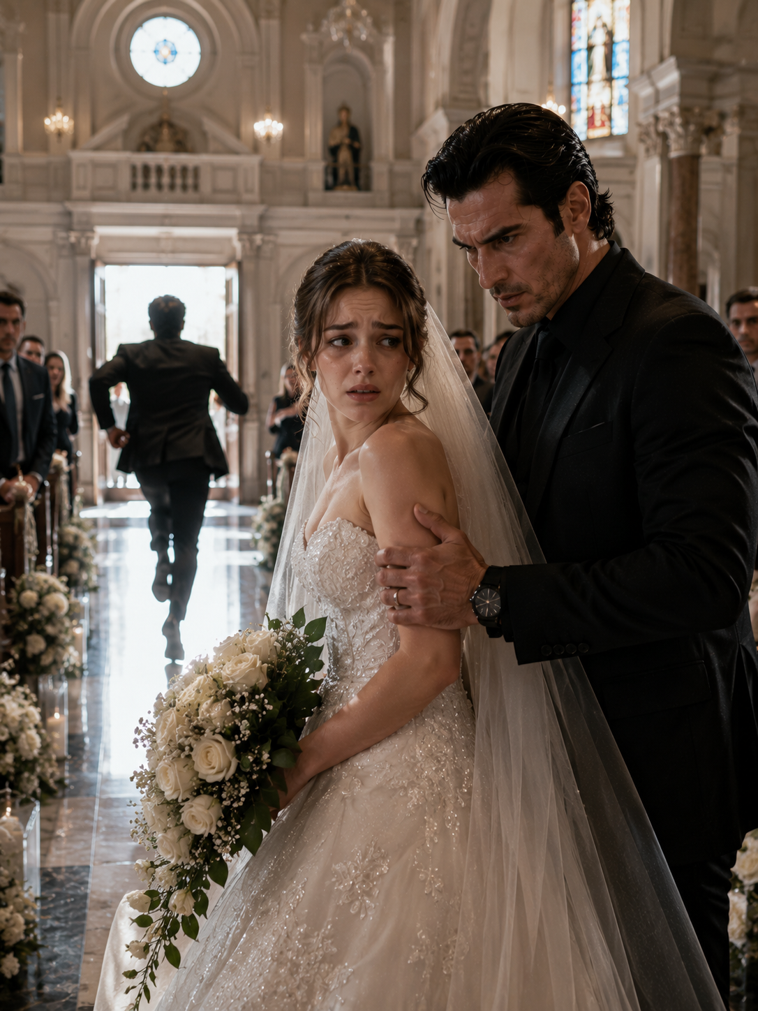 Her Groom Ran From the Altar to Save Himself—Then the Most Dangerous Man in the Church Claimed the Bride He Left Behind