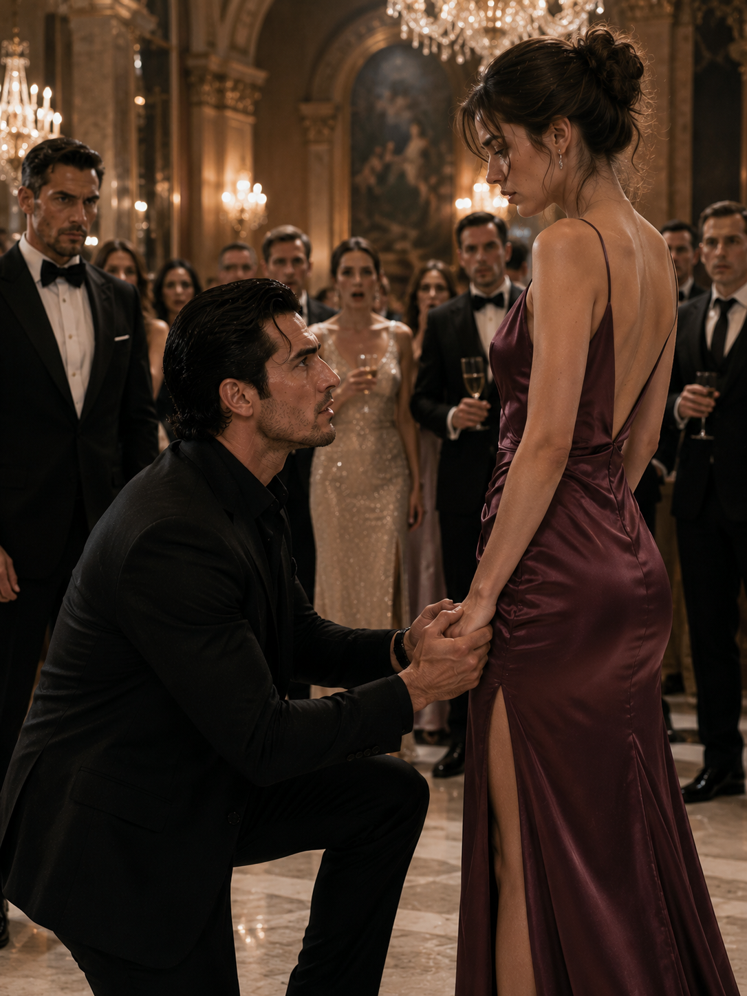 The Mafia Boss Wanted to Break His Maid in Public—Then She Walked In Wearing Plum Silk