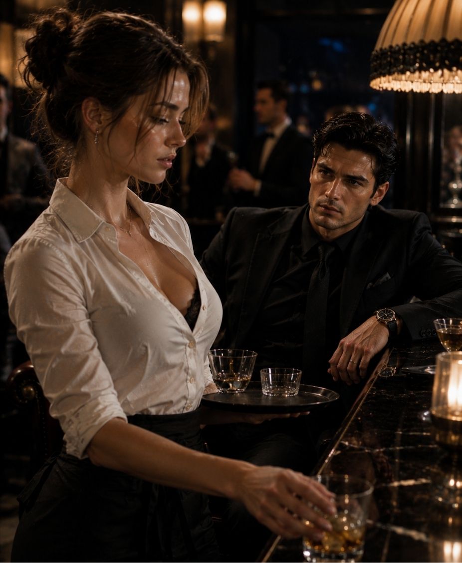 She had been working the floor of his nightclub for seven months without ever speaking to him directly