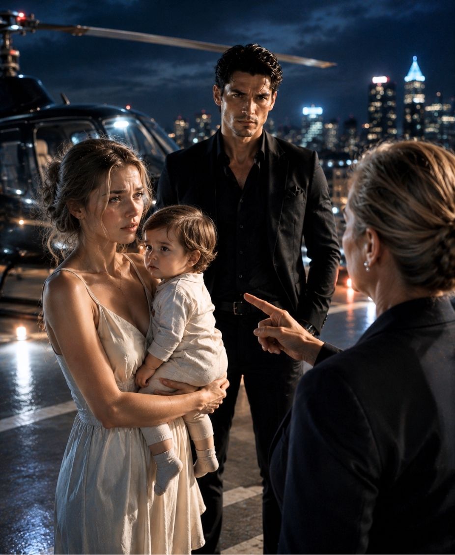 A Hospital Administrator Shamed a Single Mother Who Couldn’t Identify Her Baby’s Father—Then a Mafia Boss Arrived by Helicopter and Exposed the Secret She Had Hidden for 15 Months