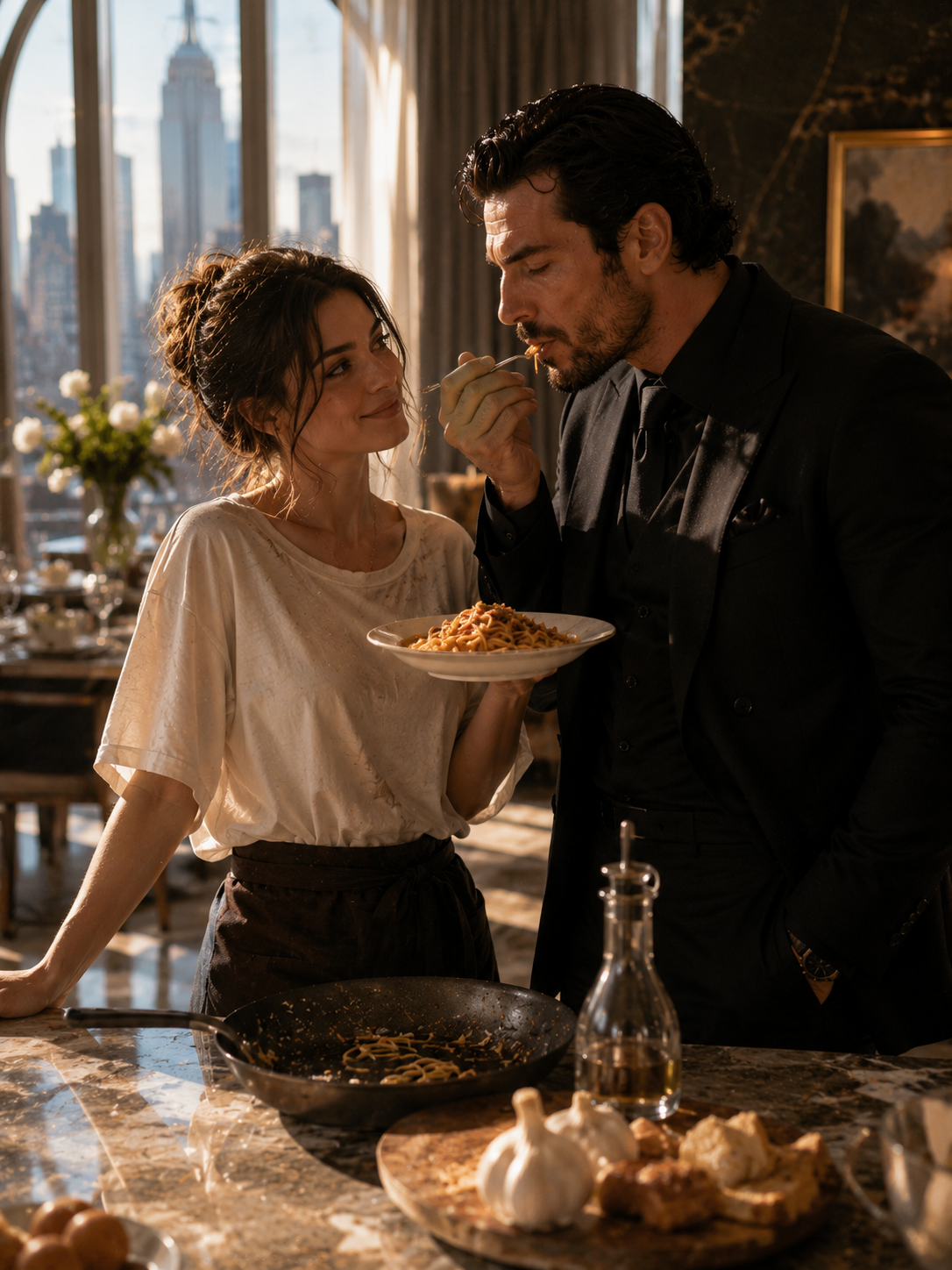 She Burned the Garlic Pasta and Expected to Be Fired—Instead, the Mafia Boss Smiled