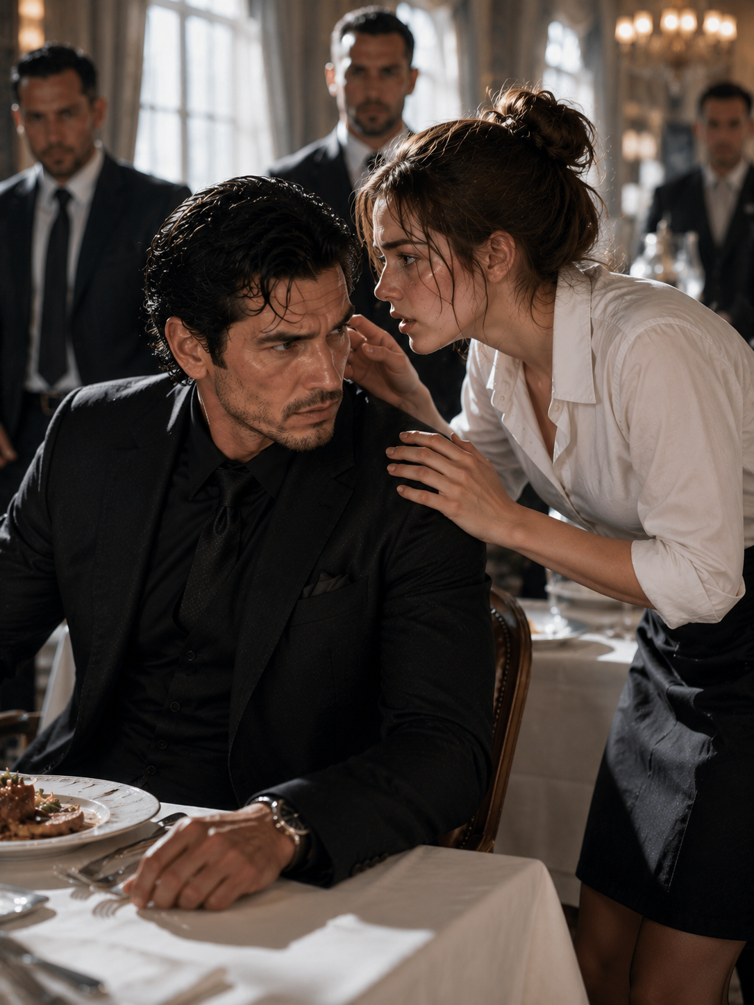 “Don’t Move,” the Shy Waitress Whispered—Seconds Later, the Mafia Boss Realized She’d Just Saved His Life