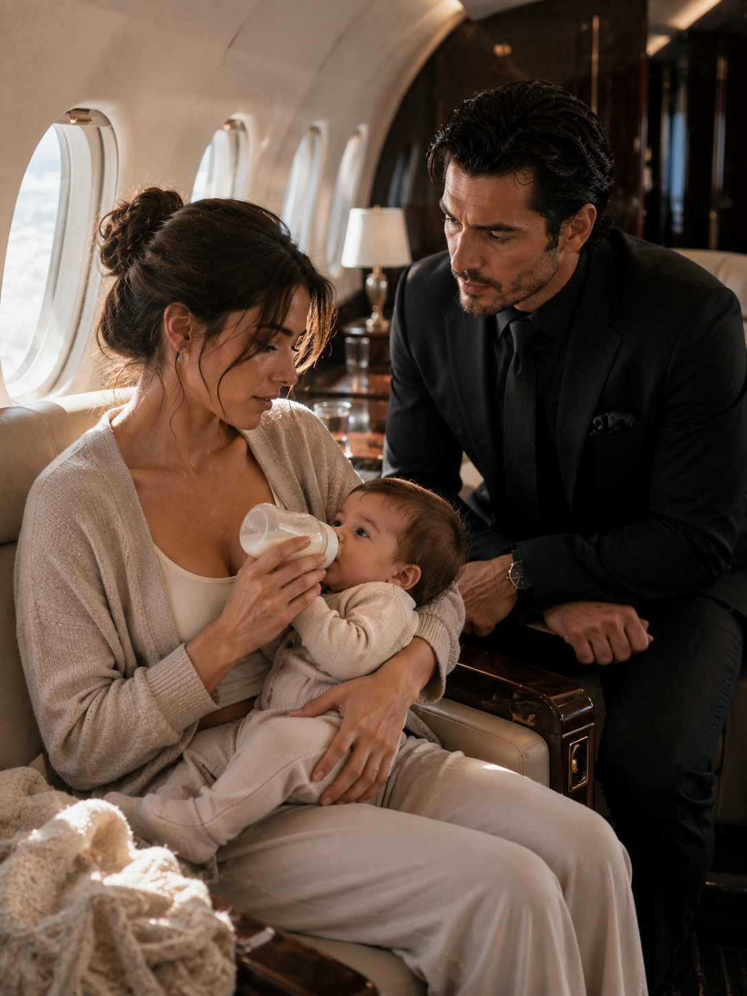 I Comforted the Mafia Boss’s Starving Child—Minutes Later, I Was Trapped With Him at 30,000 Feet