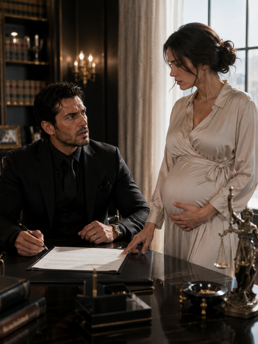 She Came to Sign the Divorce Papers—Then the Mafia Boss Saw Her 8-Month Baby Bump and Froze