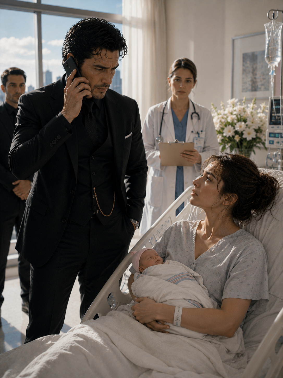 The Mafia Boss Froze When the Nurse Said, “You’re Listed as the Father”
