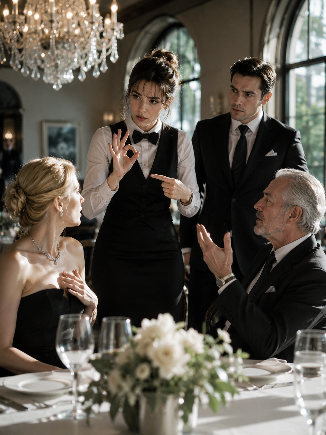 The Millionaire’s Fiancée Mocked His Deaf Father at Dinner—Then a Waitress Exposed the One Lie That Destroyed Her
