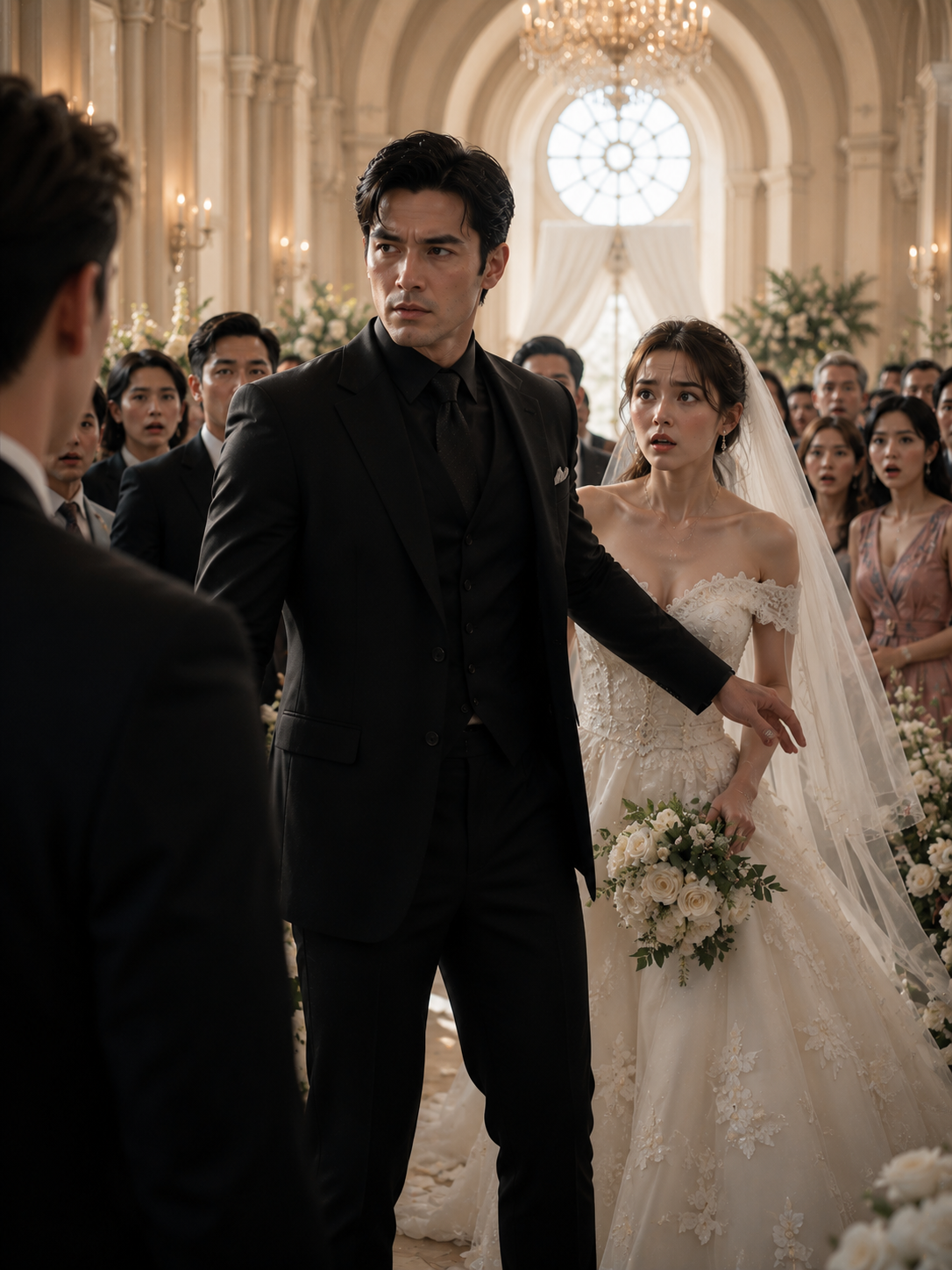 The Mafia Boss Stormed Into My Wedding—Then Pointed at Me and Said, “She’s Coming With Me”