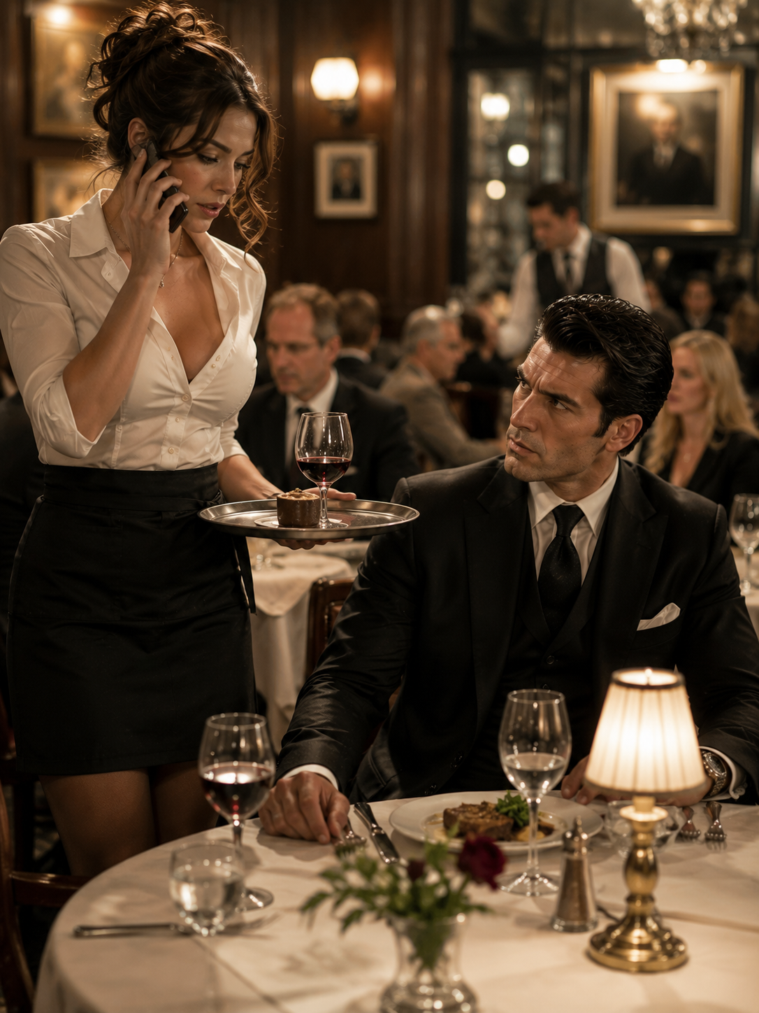 The Curvy Waitress Answered a Call in Italian—Then the Mafia Boss Heard the Secret His Mother Died Protecting