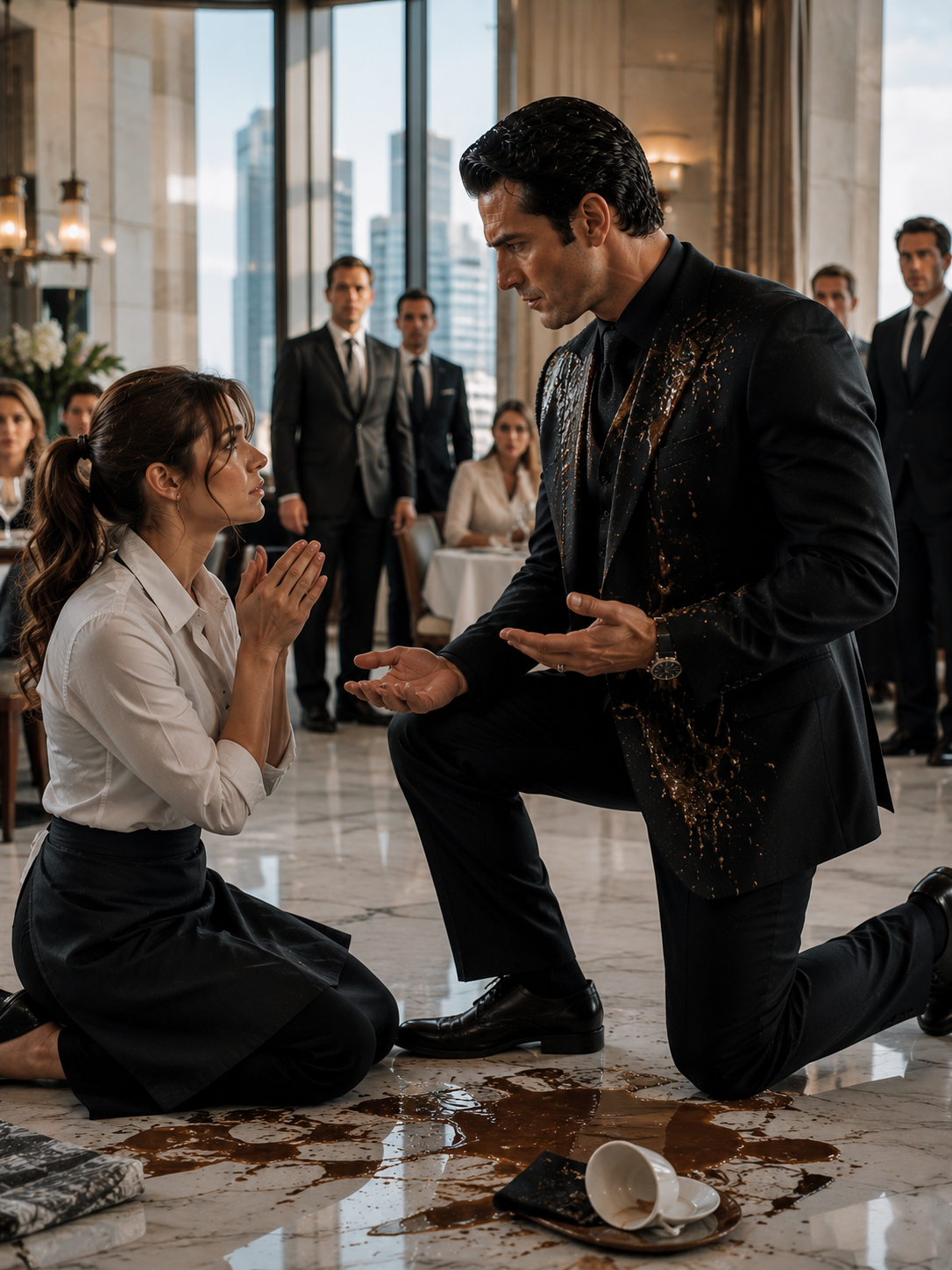 In front of everyone, her boss called her useless—then she spilled coffee on the mafia boss, and the outcome was completely unexpected.