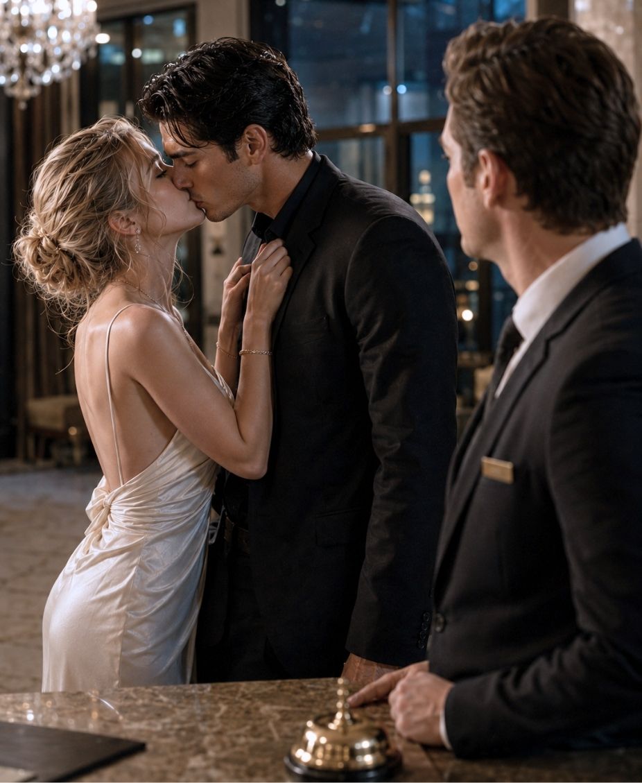 She Kissed a Stranger to Escape Her Ex—Then the Hotel Manager Realized He Was a Mafia Boss