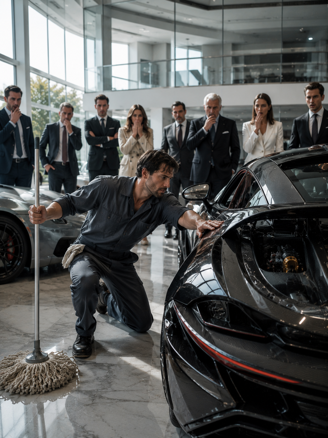 A Single Dad With a Mop Walked Up to a Dead Hypercar—Seconds Later, the Experts Couldn’t Explain What Happened