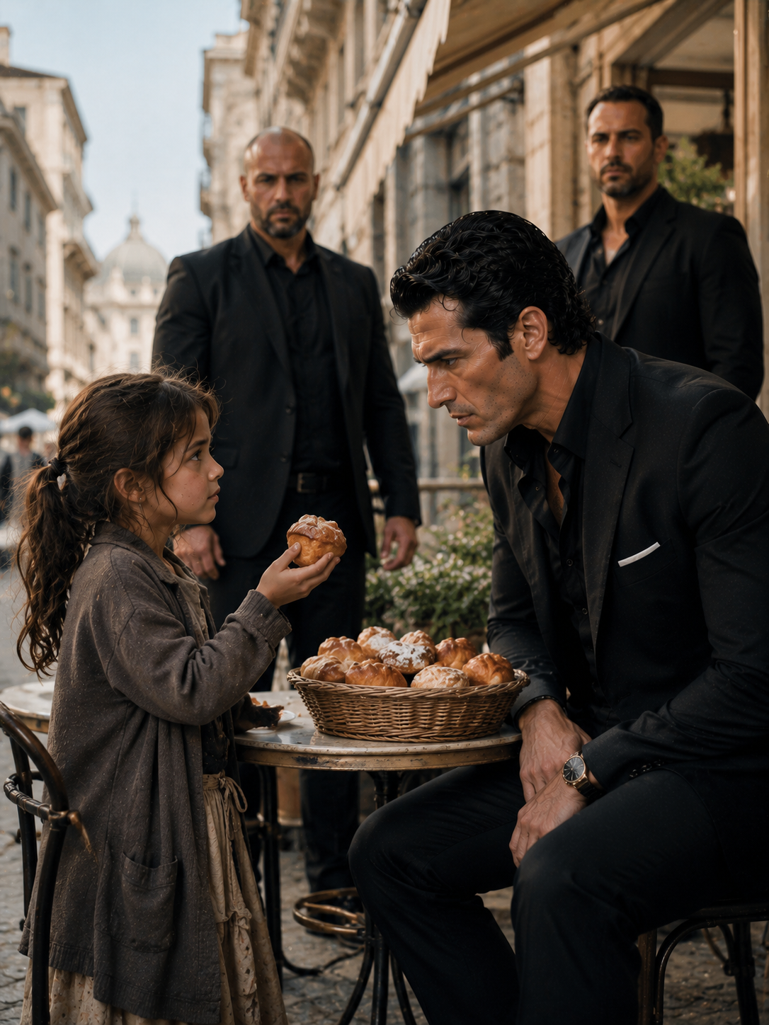 A Hungry Little Girl Accepted One Pastry—Then Told the Mafia Boss a Secret That Changed Everything