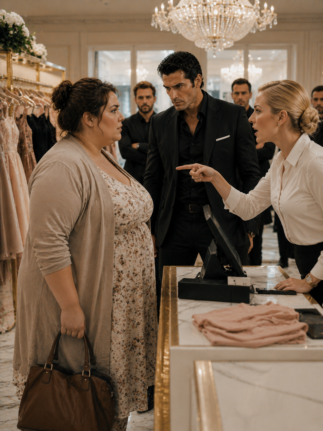 “We Don’t Carry Sizes Like Yours,” the Clerk Smirked—Then the Mafia Boss Walked In