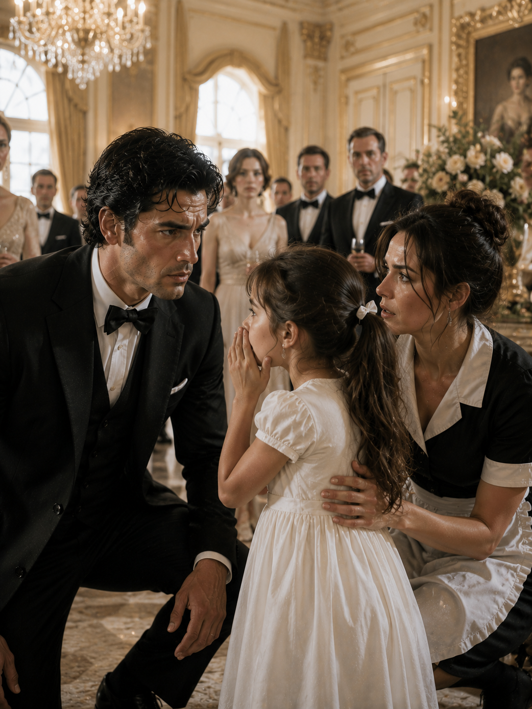 The Billionaire Froze When the Maid’s Little Girl Repeated What His Fiancée Had Called Her
