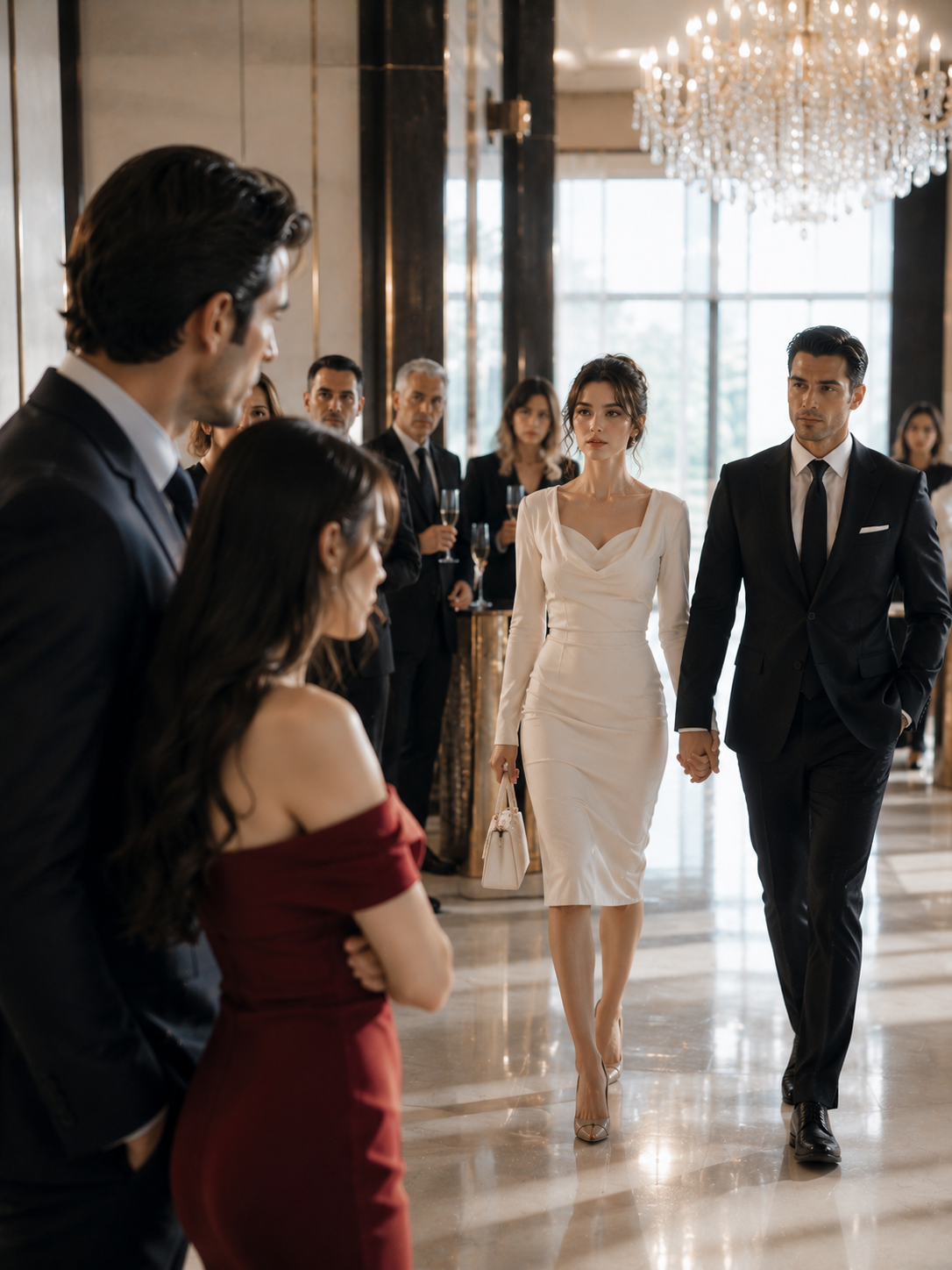 The Millionaire Brought His Mistress to Humiliate His Wife—Then Froze When She Walked In Holding Another Man’s Hand