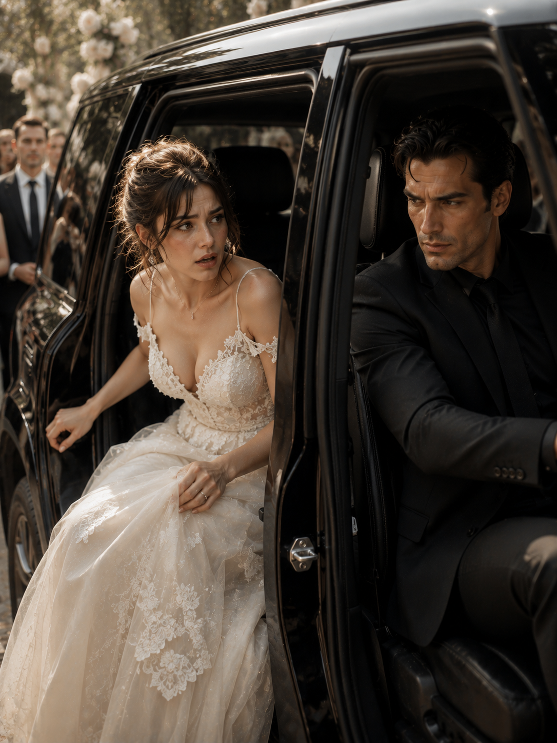 The Curvy Bride Escaped Her Wedding in a Stranger’s SUV—She Never Knew the Driver Was the Mafia Boss