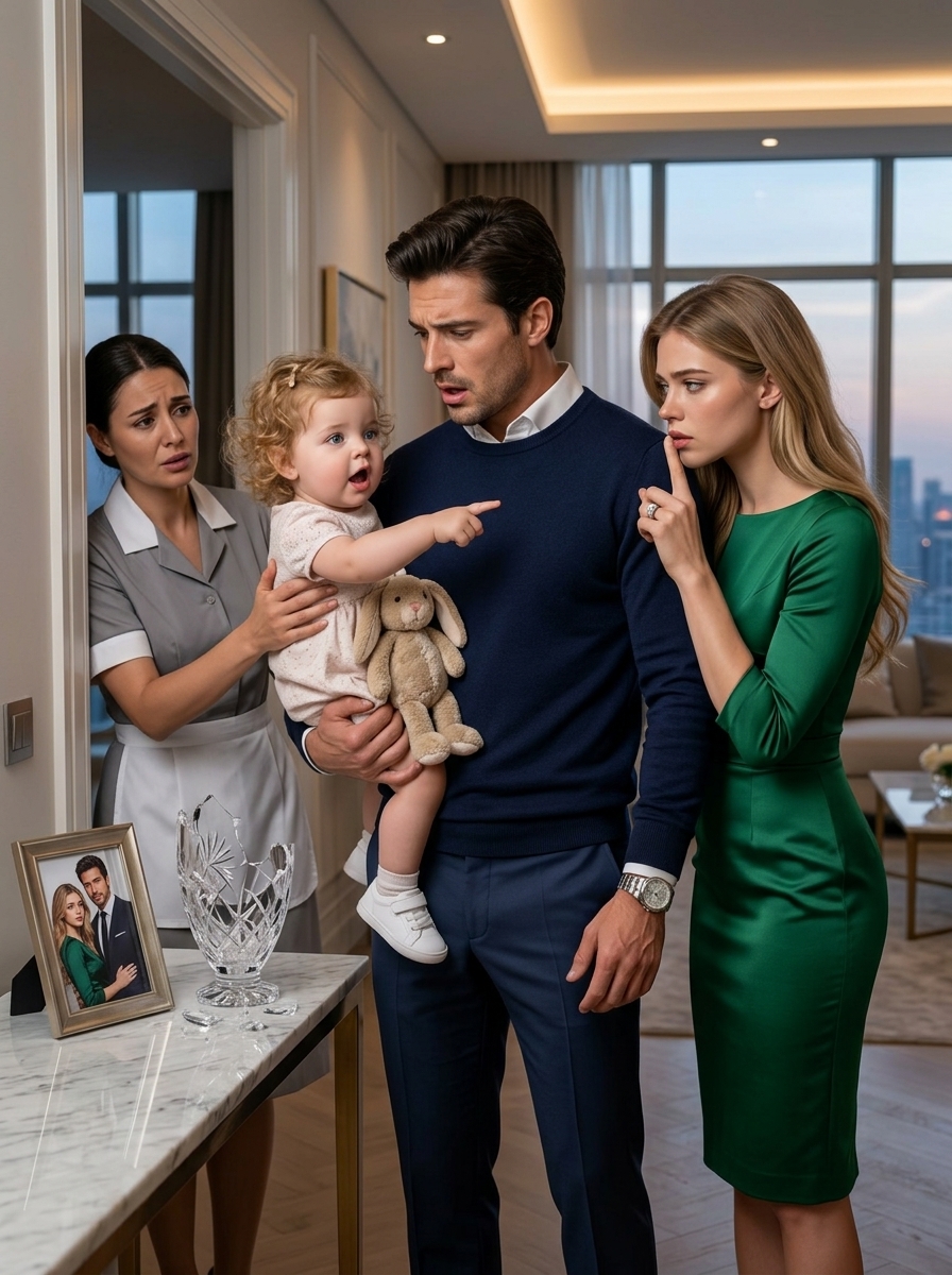 The Billionaire’s Fiancée Ordered the Maid’s Toddler to Stay Quiet—But the Little Girl Destroyed Her Lie With One Sentence