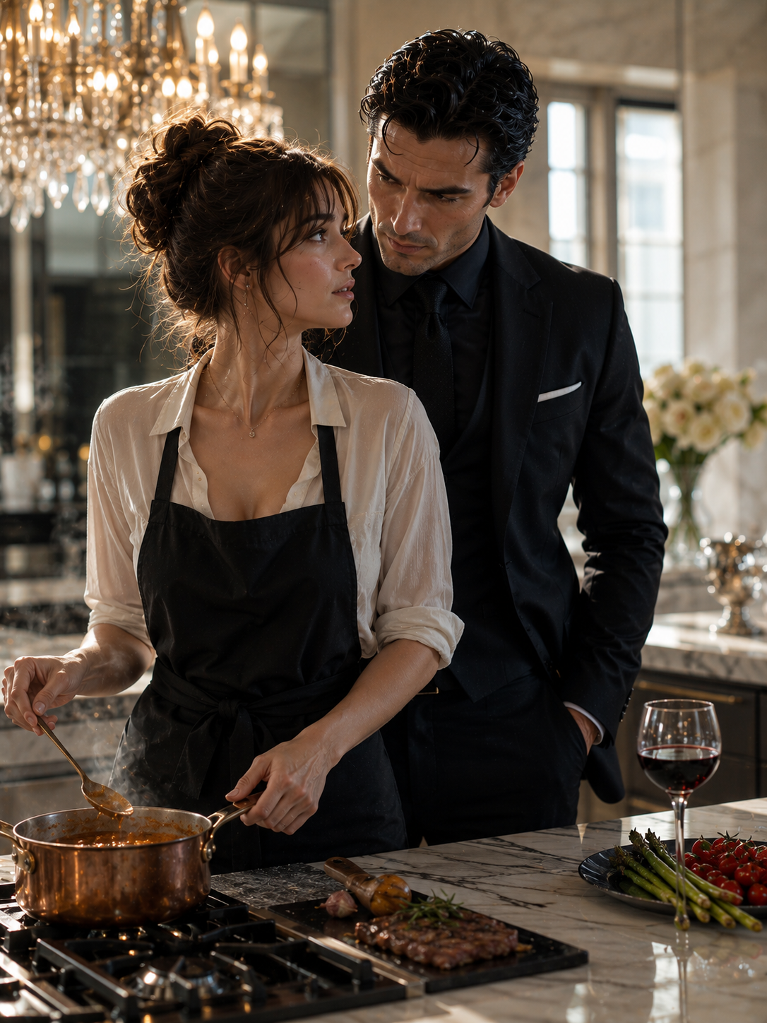 “Cook for the Devil,” They Told Her—She Never Expected the Devil to Be a Billionaire Mafia Boss Starving for More Than Food