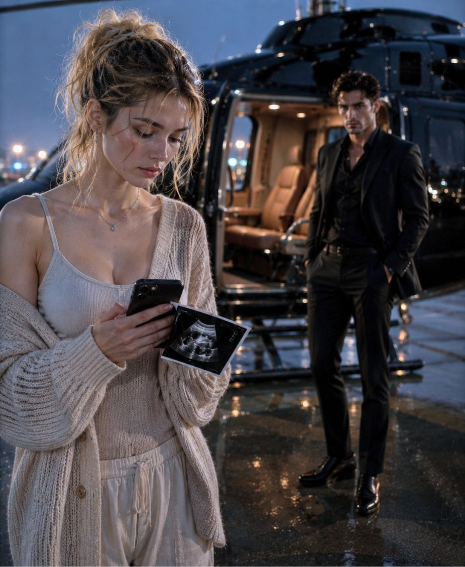 She Texted Her Ultrasound to the Wrong Number — The Mafia Boss Sent a Helicopter and Said, “Come Now!”