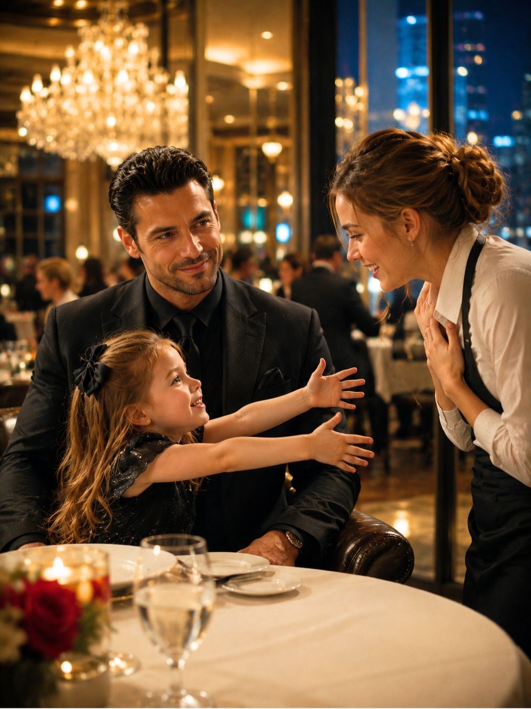 The Mafia Boss’s Daughter Had Never Spoken a Word—Until She Pointed at a Waitress and Said, “Mom.”