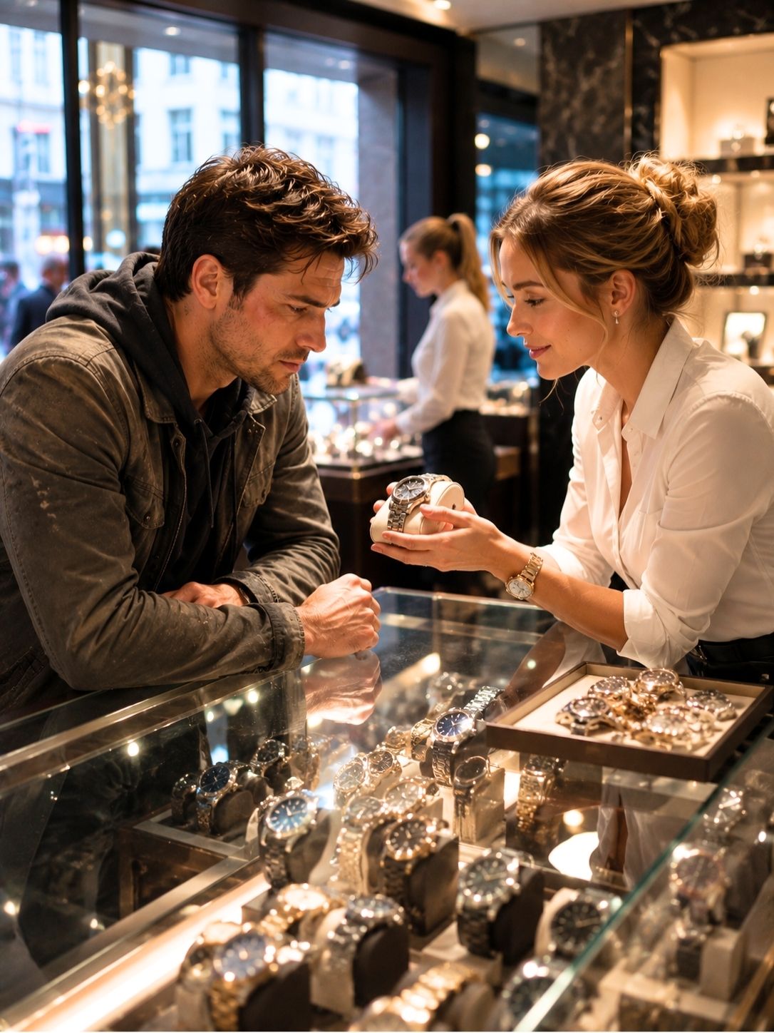 The Billionaire Pretended to Be Poor in His Own Watch Store—Only One Employee Treated Him Like a Human Being
