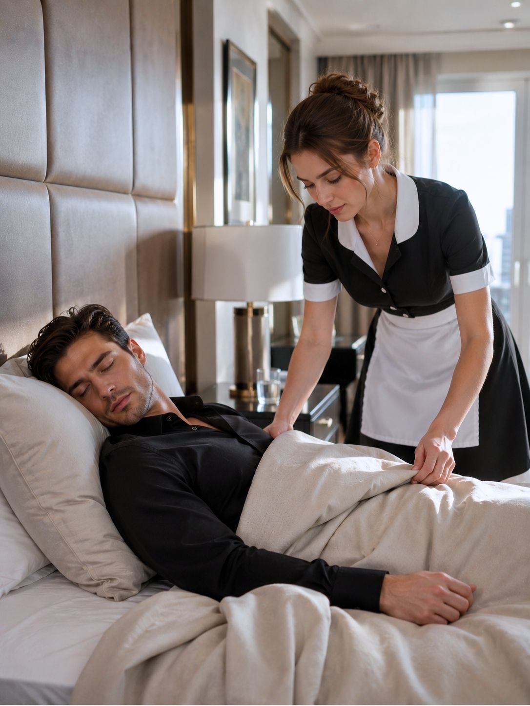 The Billionaire Pretended to Be Asleep to Test the New Maid—What She Did Next Changed Everything