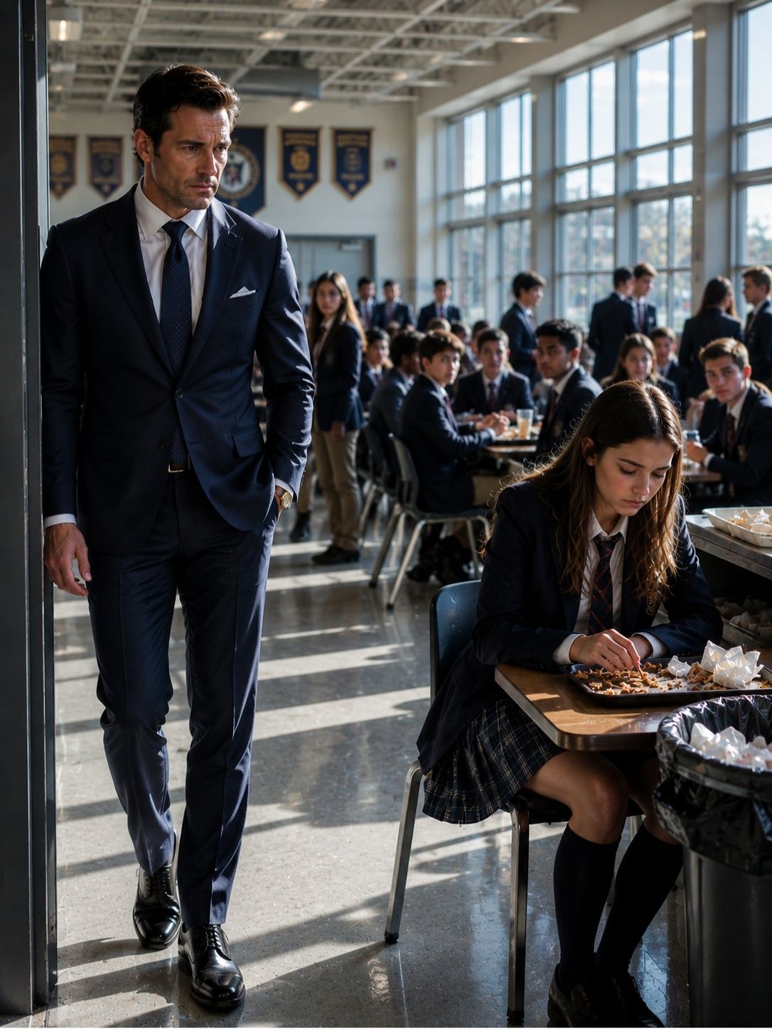 The Billionaire Father Disguised Himself as an Ordinary Man—Then Found His Daughter Eating Beside a Trash Can