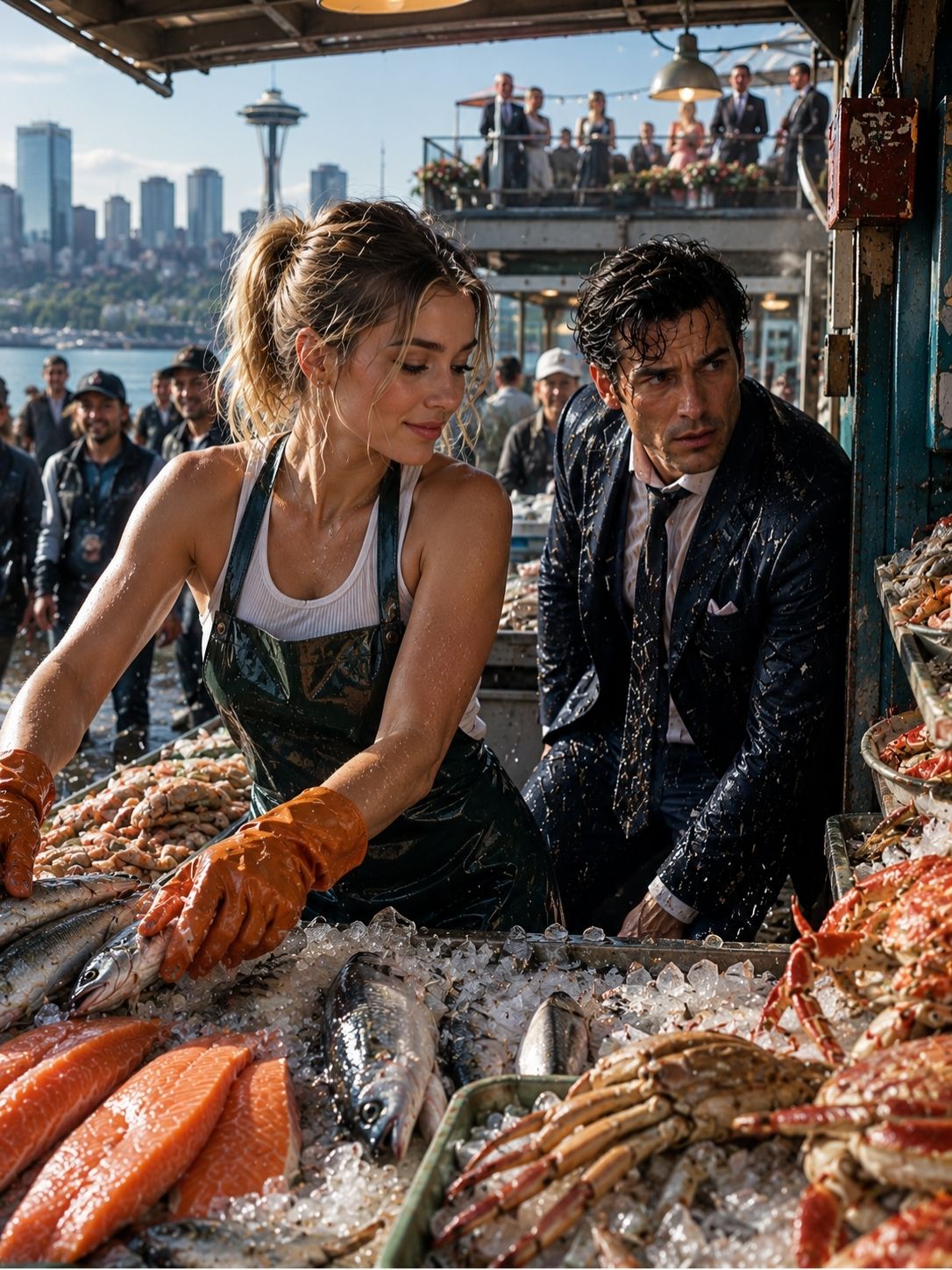 The Billionaire Ran Away From His Own Engagement Party—Then Ended Up Hiding Behind a Fish Market Stall