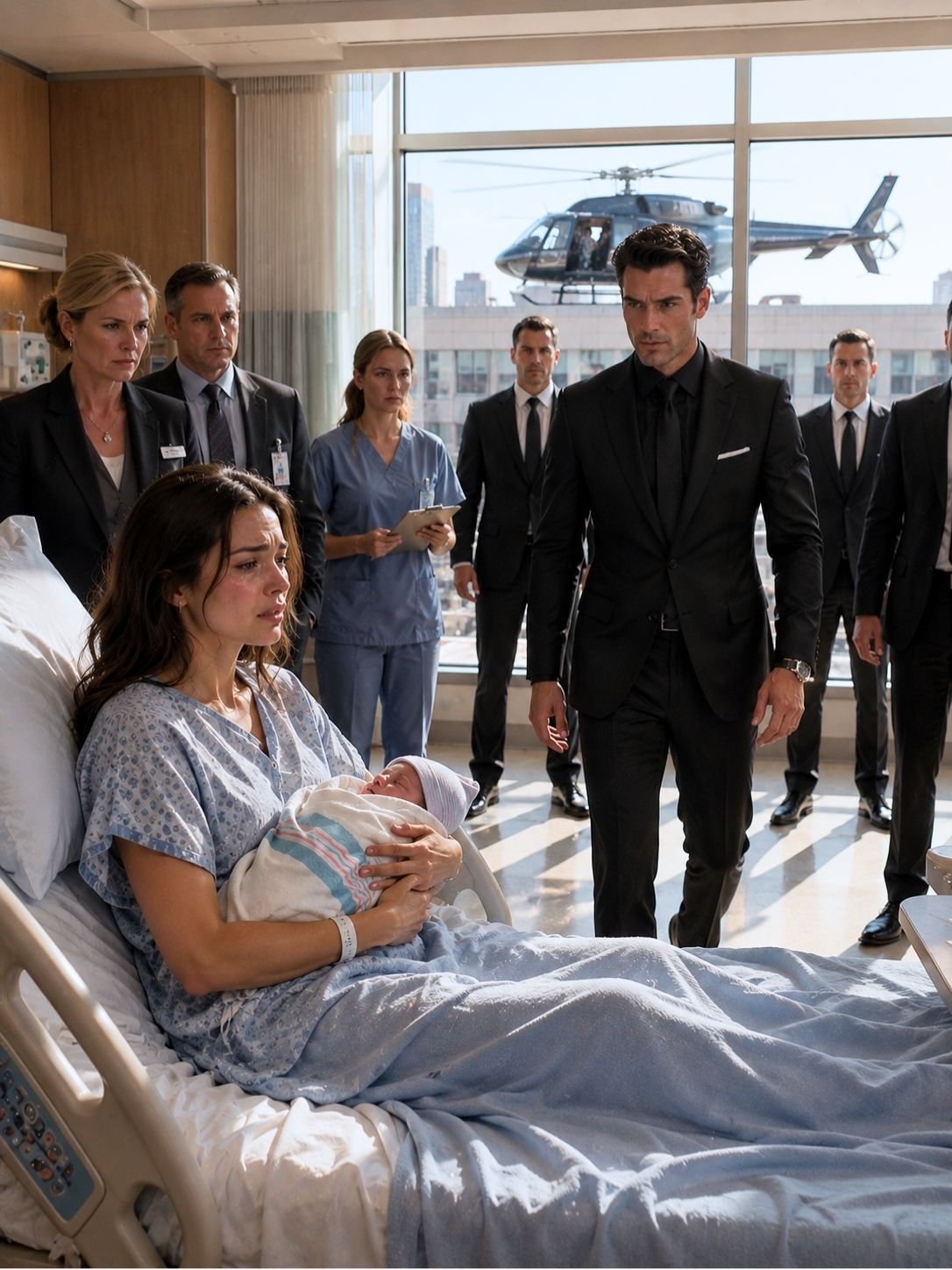 The Hospital Humiliated a Single Mother Who Couldn’t Name Her Baby’s Father—Then a Mafia Boss Landed on the Roof