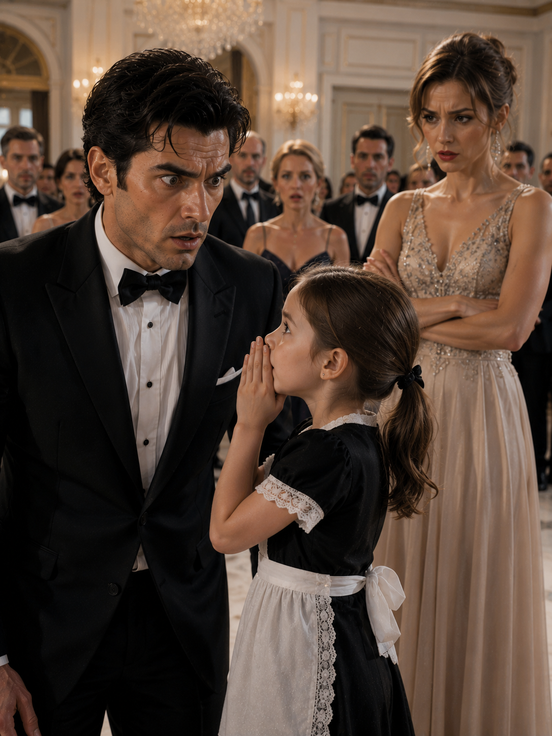 The Billionaire Froze When the Maid’s Little Girl Repeated What His Fiancée Had Called Her