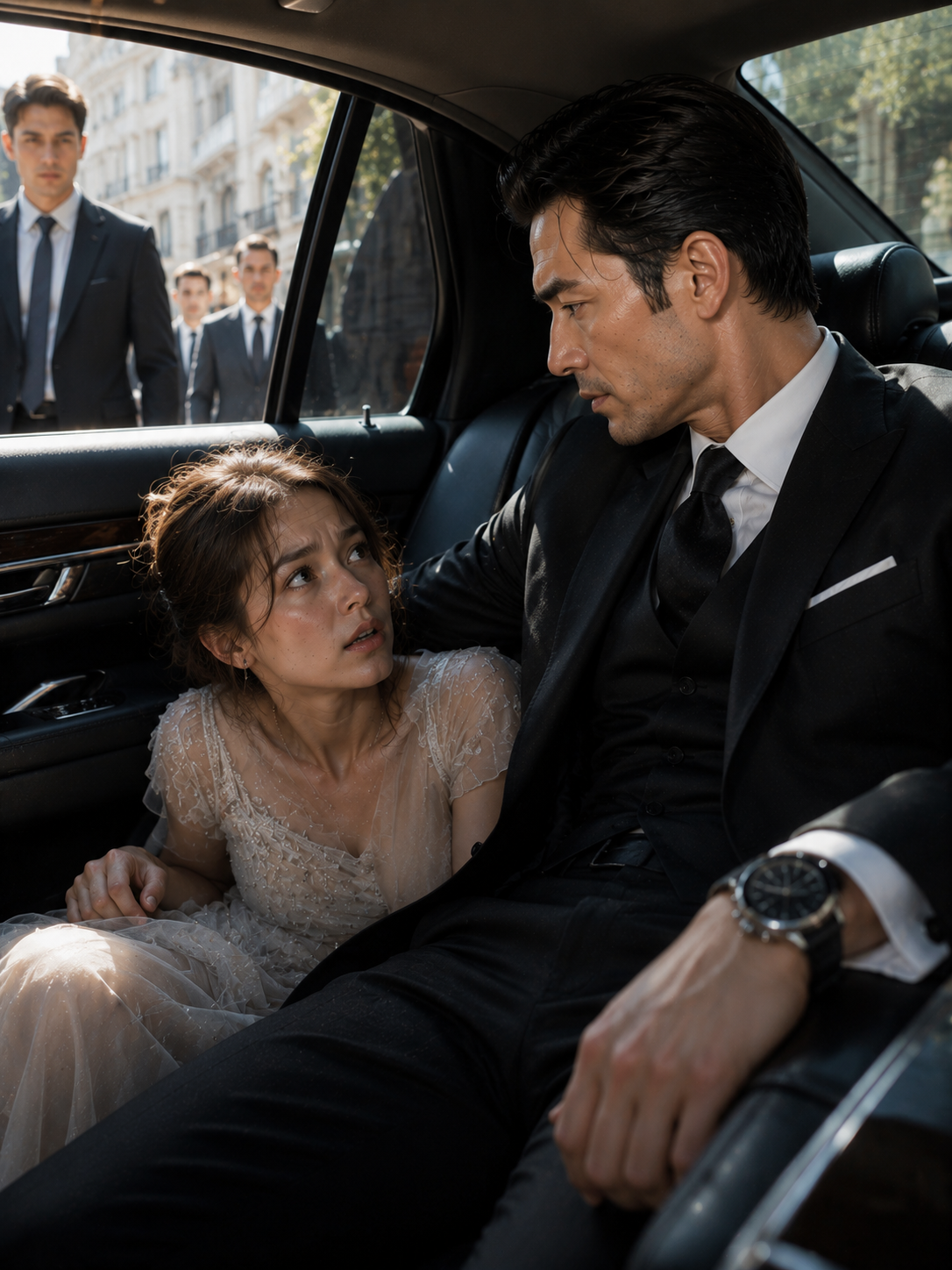 She Hid in the Mafia Boss’s Car to Escape a Forced Marriage—Then He Whispered, “I’ll Protect You.”