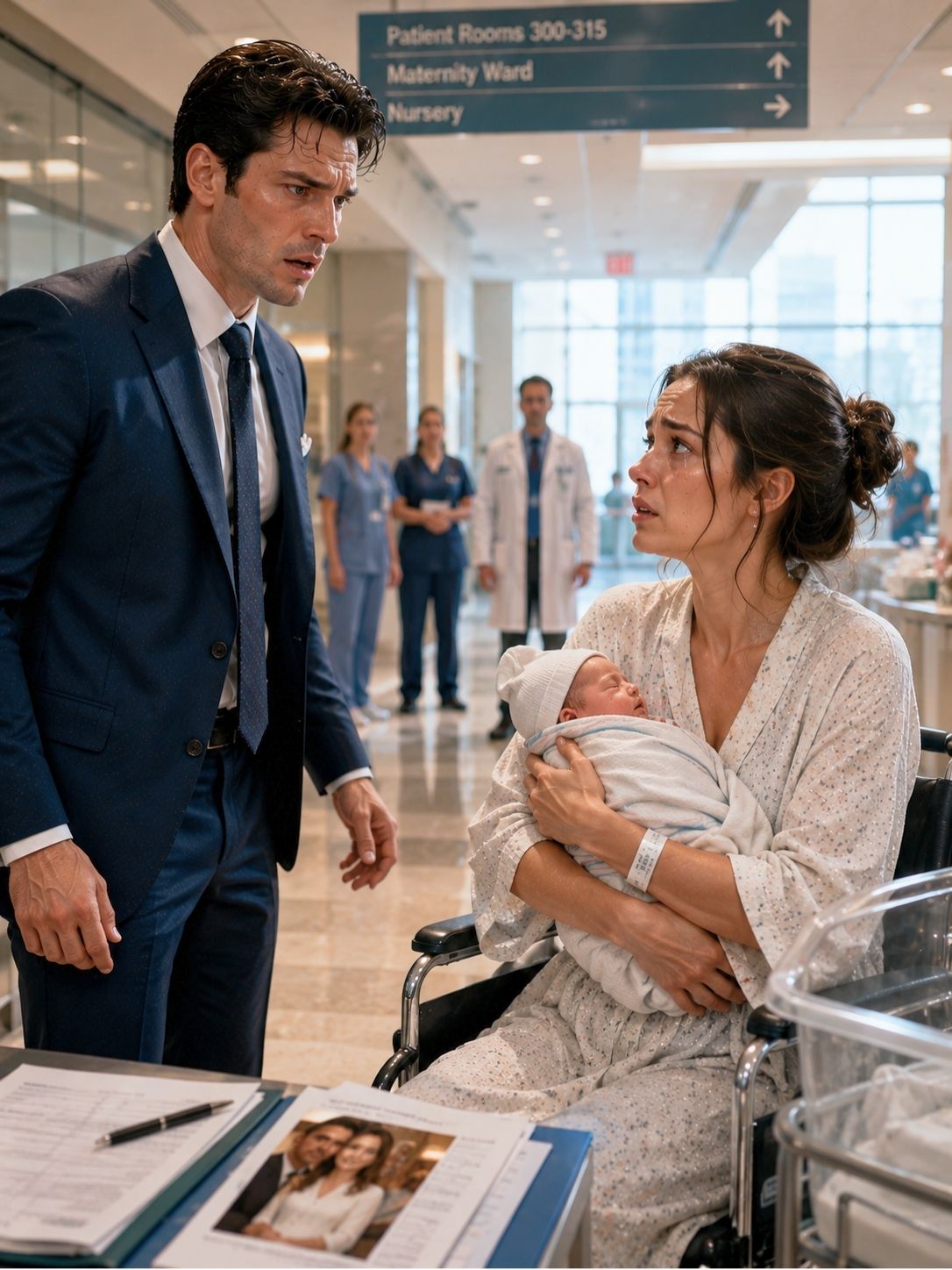 The Billionaire Stormed Into St. Catherine’s Hospital to Confront His Ex-Wife—Then Discovered the Truth She’d Hidden for Years