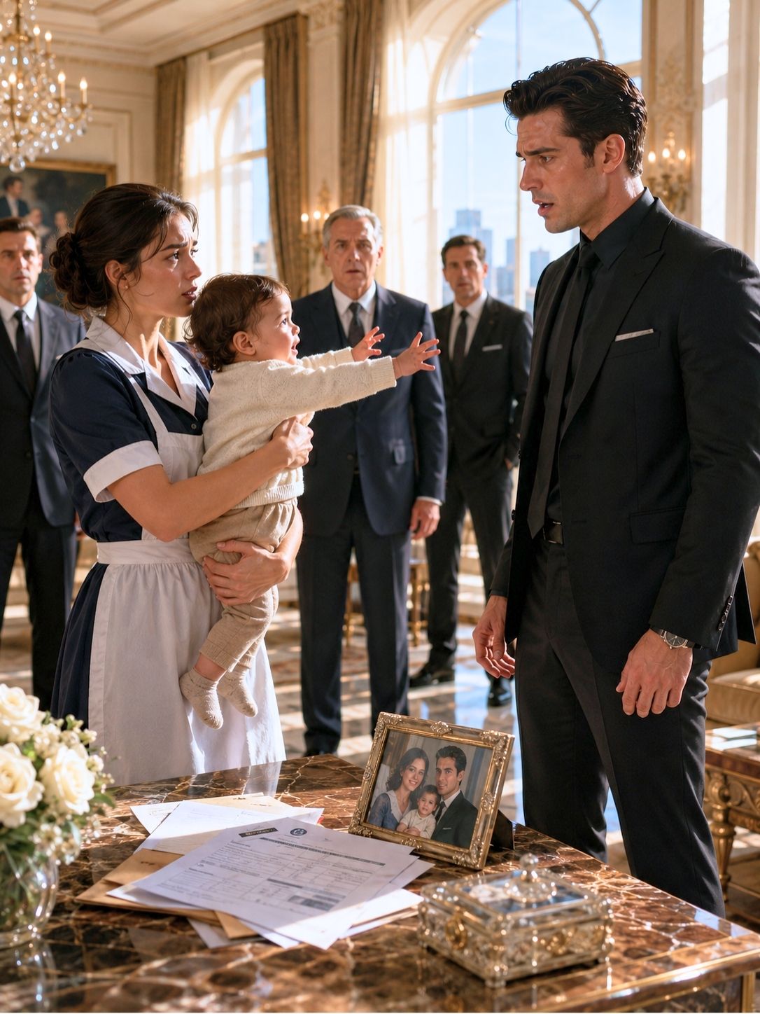 The Mafia Boss Froze When the Maid’s Baby Reached for Him—Then a DNA Test Changed Everything