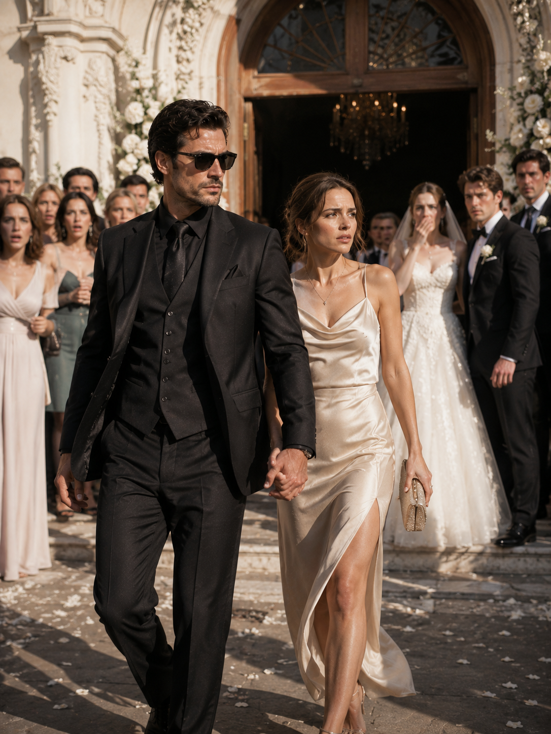 She Walked Into Her Ex’s Wedding Alone… Then Left Holding the Mafia Boss’s Hand