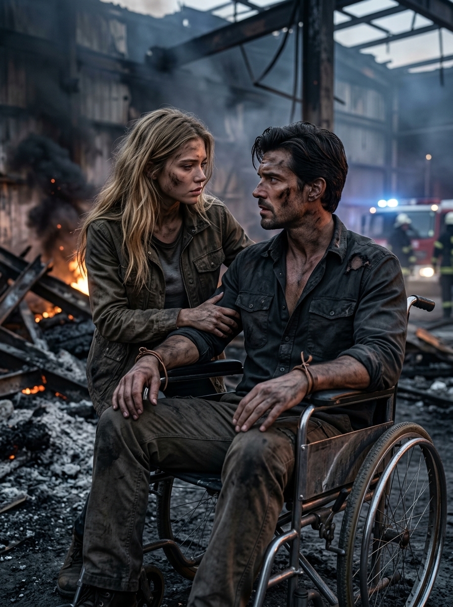 She Saved a Wheelchair-Bound Mafia Boss from a Burning Building—Days Later, He Demanded She Become His Wife