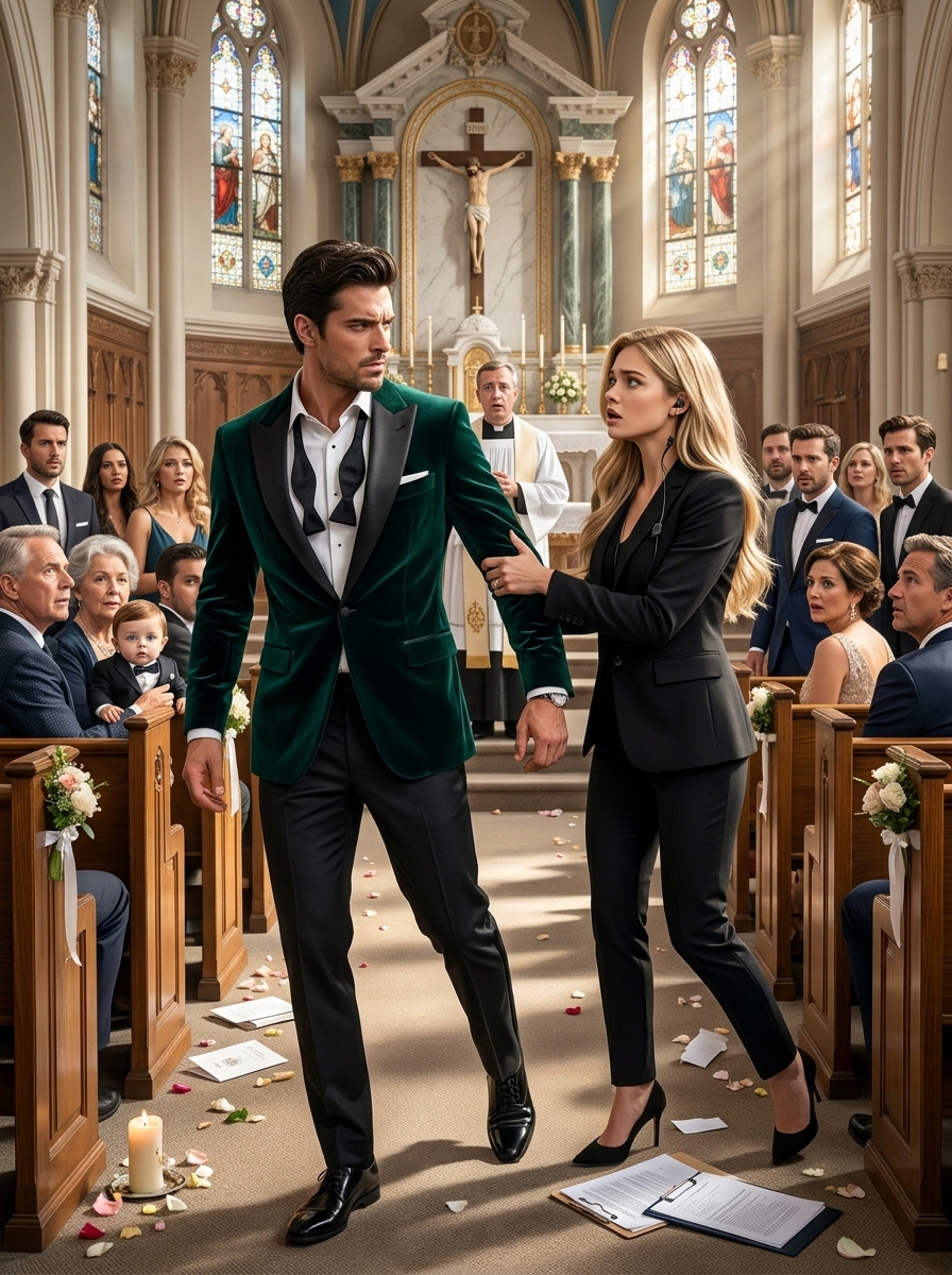 Abandoned at the Altar, the Wounded Mafia Boss Chose His Invisible Wedding Planner as His Bride— Then Risked Everything to Make Her Stay