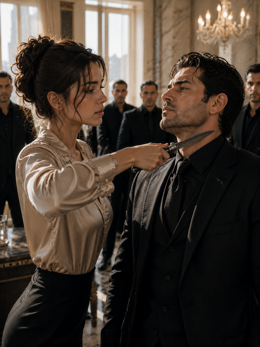 He Called Her “Soft” in Front of His Men—And Thirty Seconds Later, She Had a Knife at His Throat, Holding His Life