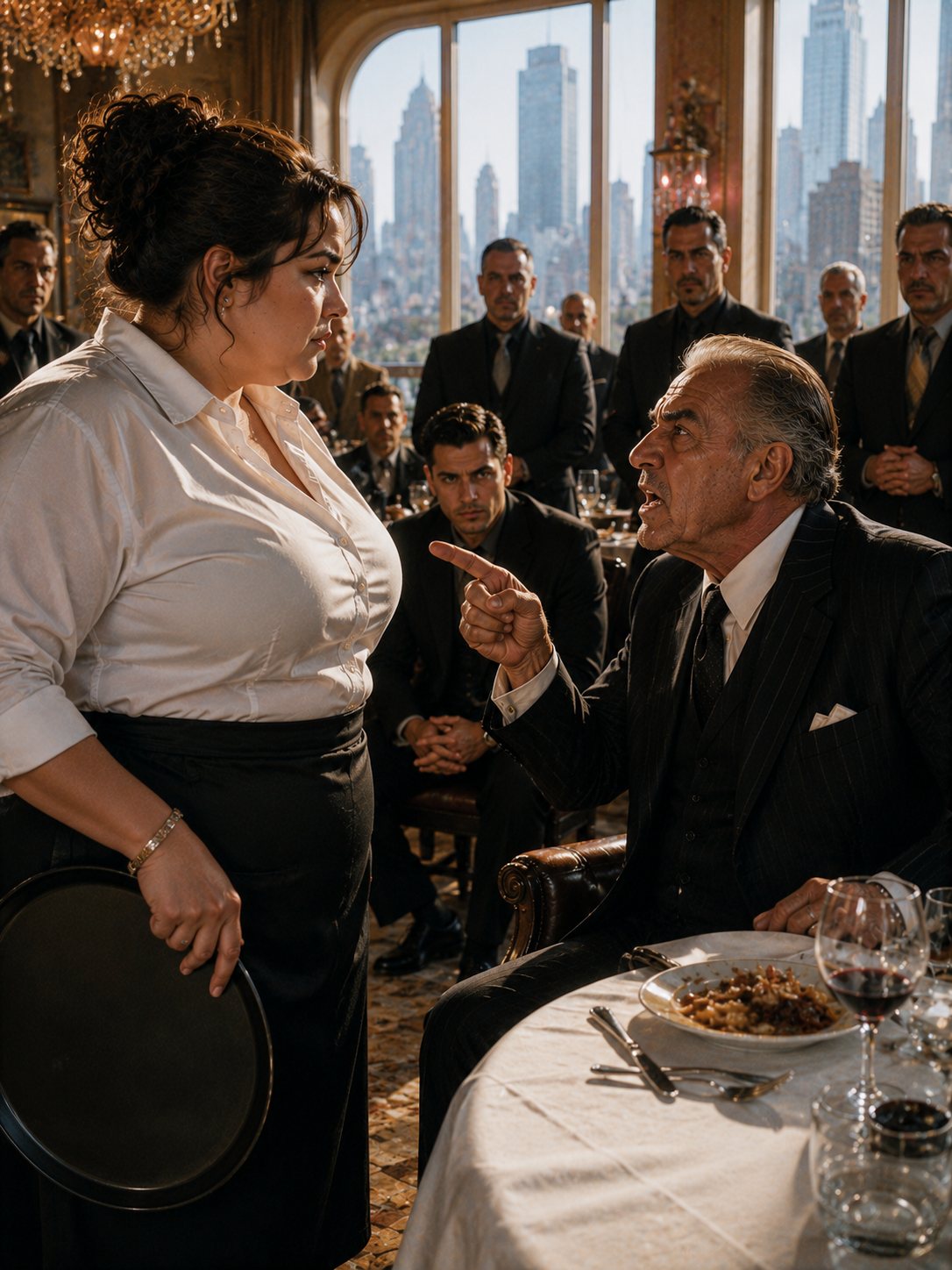 Called a Disgrace by the Mafia Boss’s Sicilian Father, the Plus-Sized Waitress Used Her Forbidden Dialect to Make Every Gun in Chicago Point at Him
