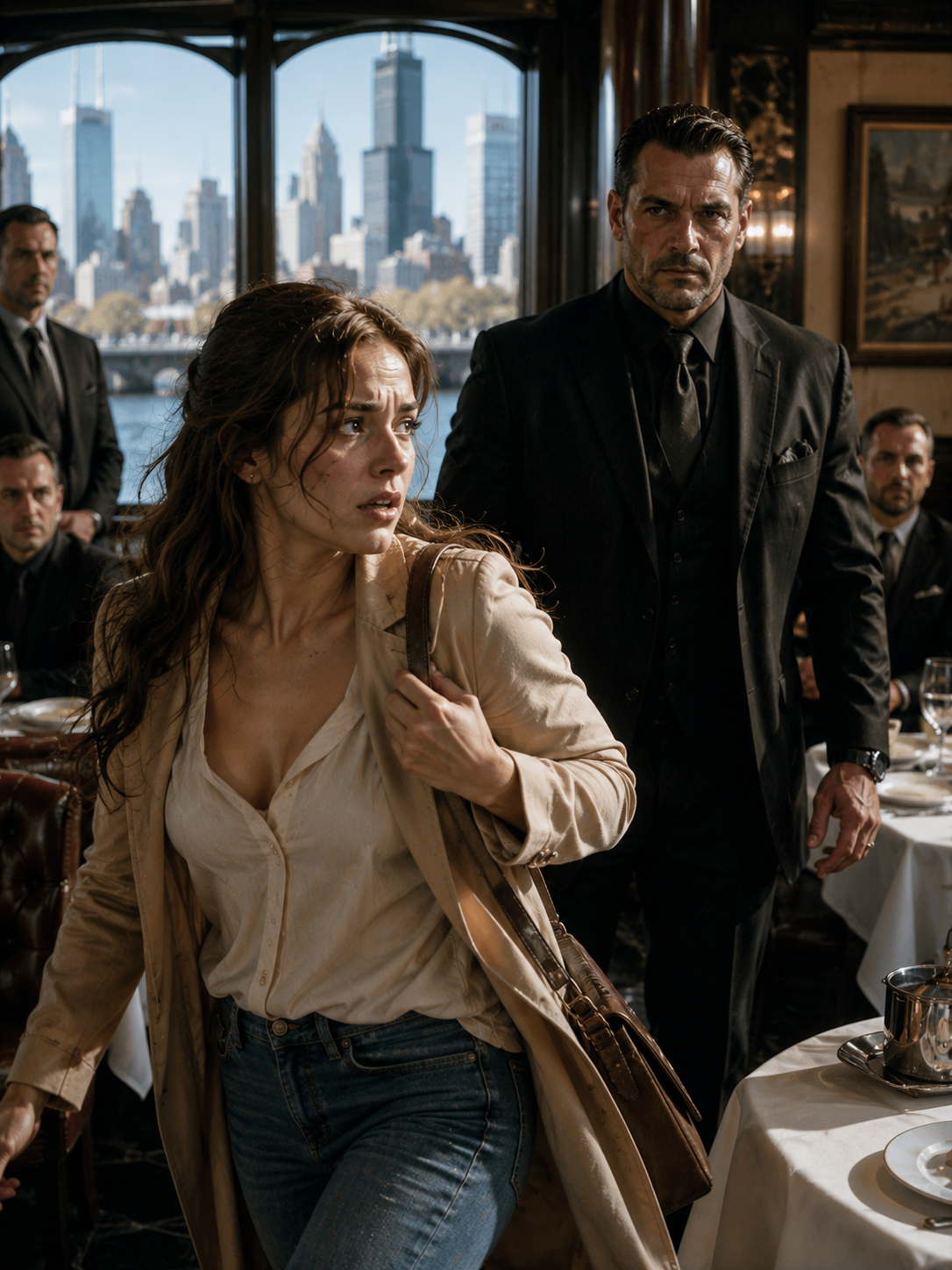 Fleeing Her Obsessive Ex, She Entered a Chicago Restaurant—Unaware the Dangerous Mafia Boss Who Owned It Would Be the Only Man Brave Enough to Protect Her Without Demanding Her Heart